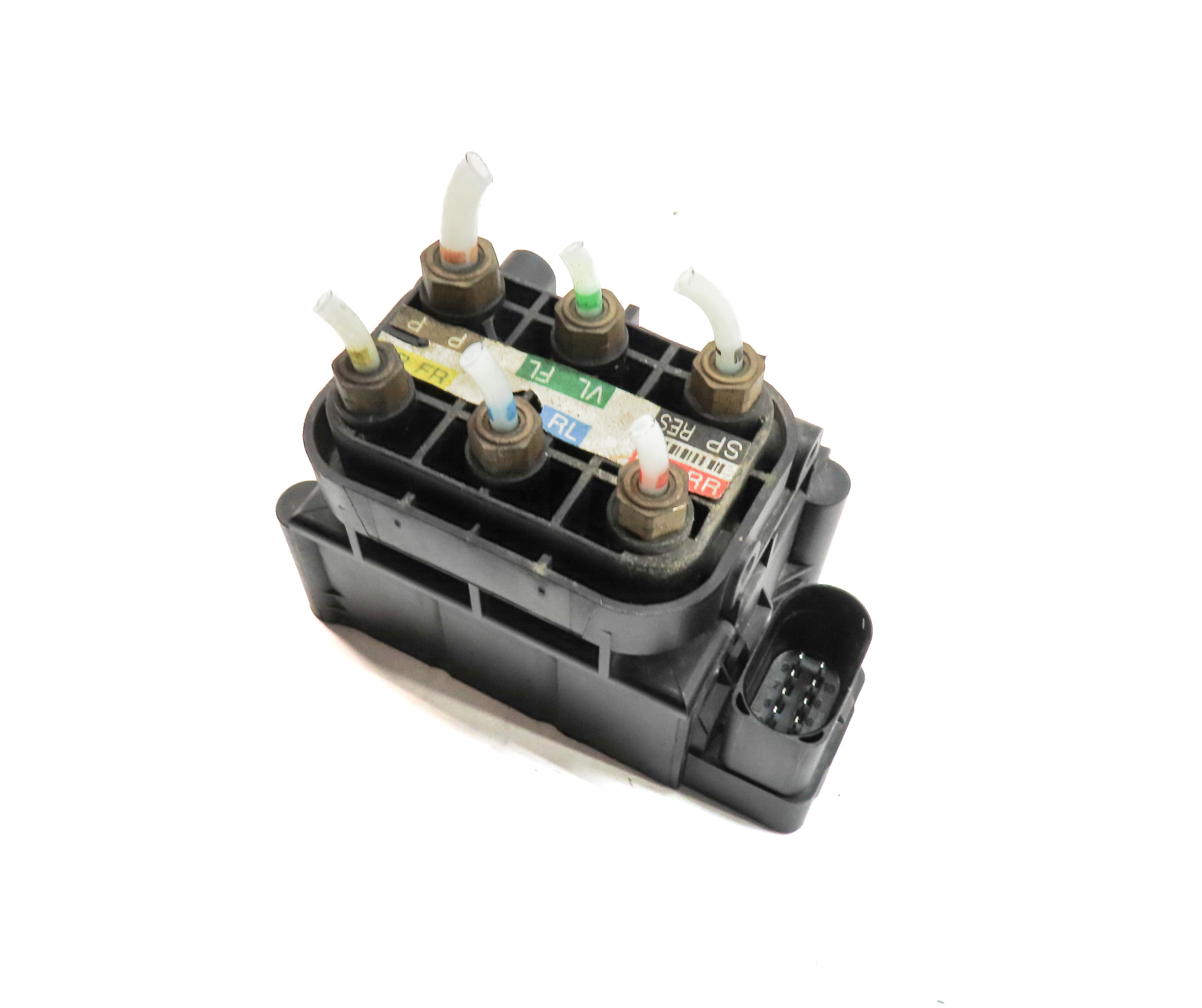 2012 MERCEDES GL450 (X164) AIRMATIC AIR SUSPENSION RELIEF VALVE BLOCK — exact item pictured
