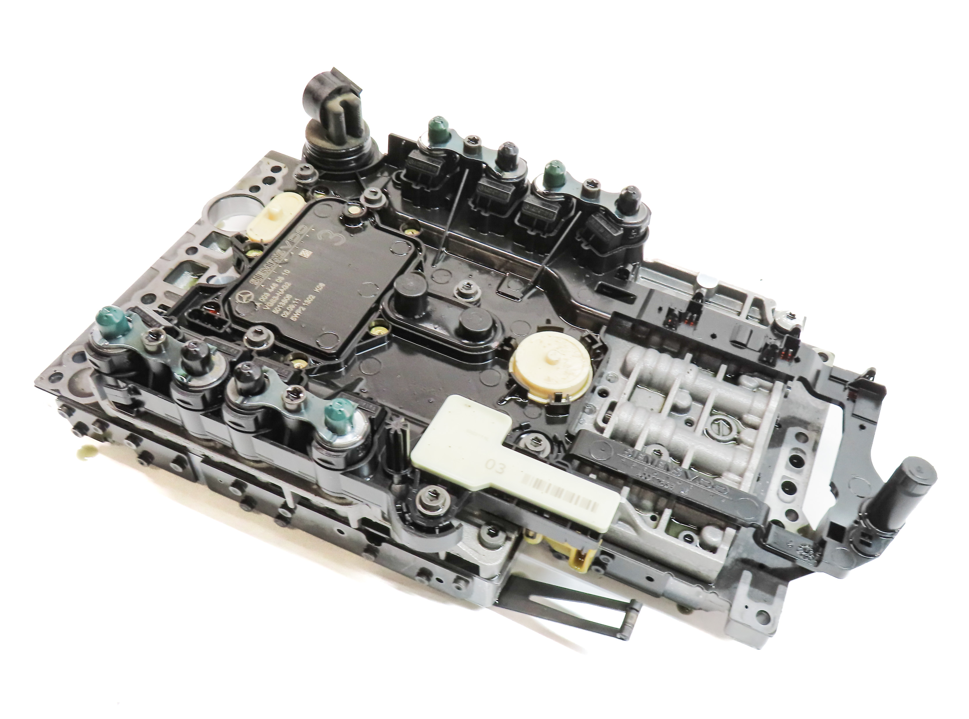 12 MERCEDES GL450 (X164) 722.9 AUTO TRANSMISSION VALVE BODY w/ CONDUCTOR PLATE — exact item pictured