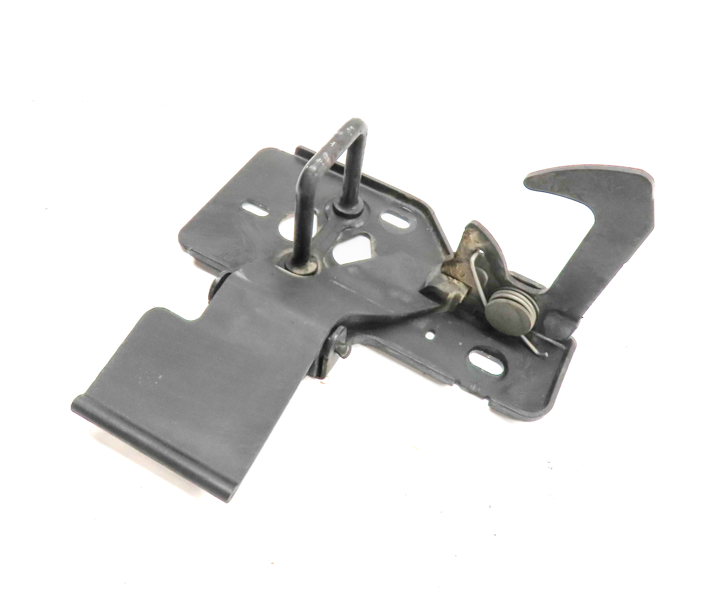 2012 PORSCHE CAYENNE (958) FRONT HOOD LID SAFETY HOOK CATCH RELEASE HANDLE — exact item pictured