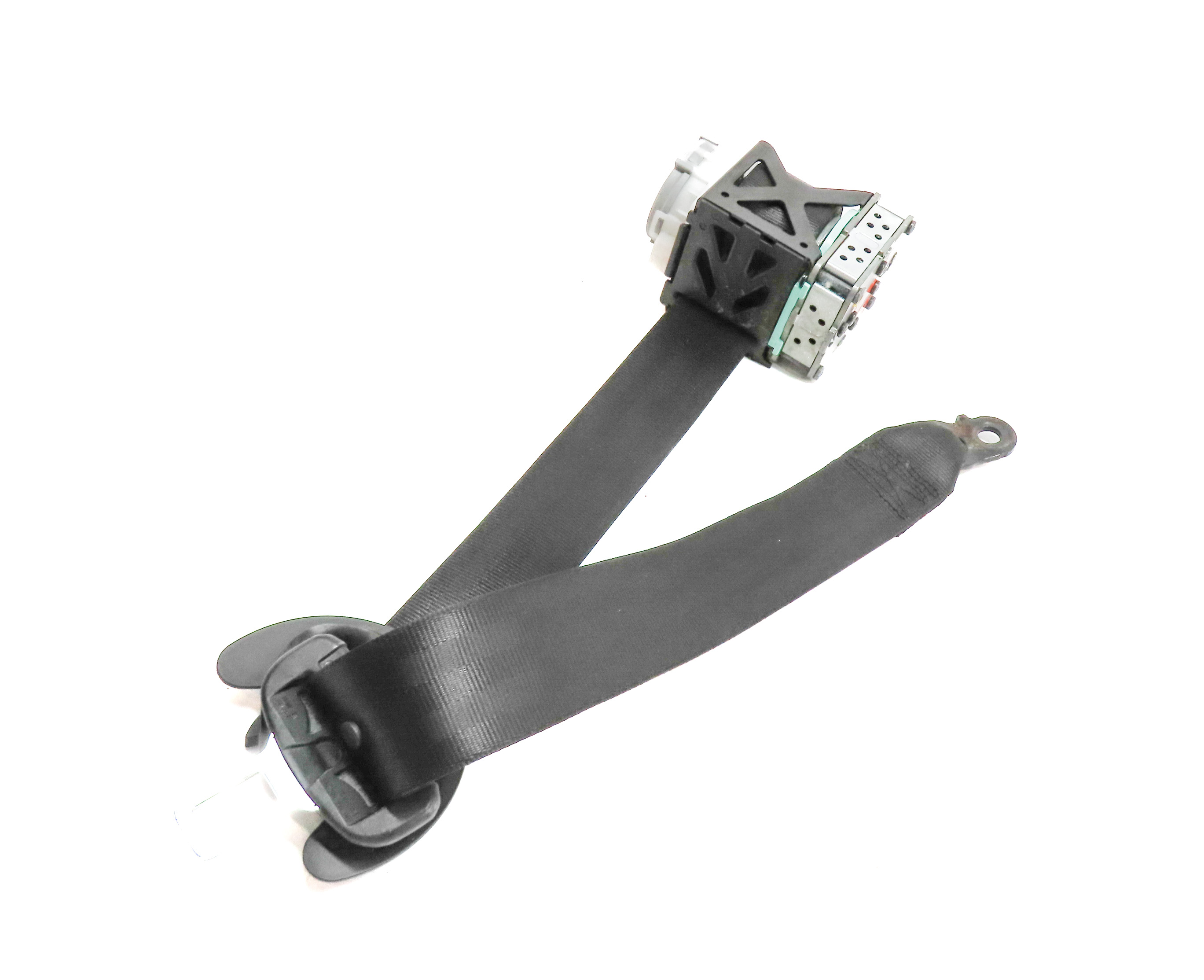 2012 PORSCHE CAYENNE (958) REAR RIGHT SEAT SEATBELT RETRACTOR (Black) — exact item pictured