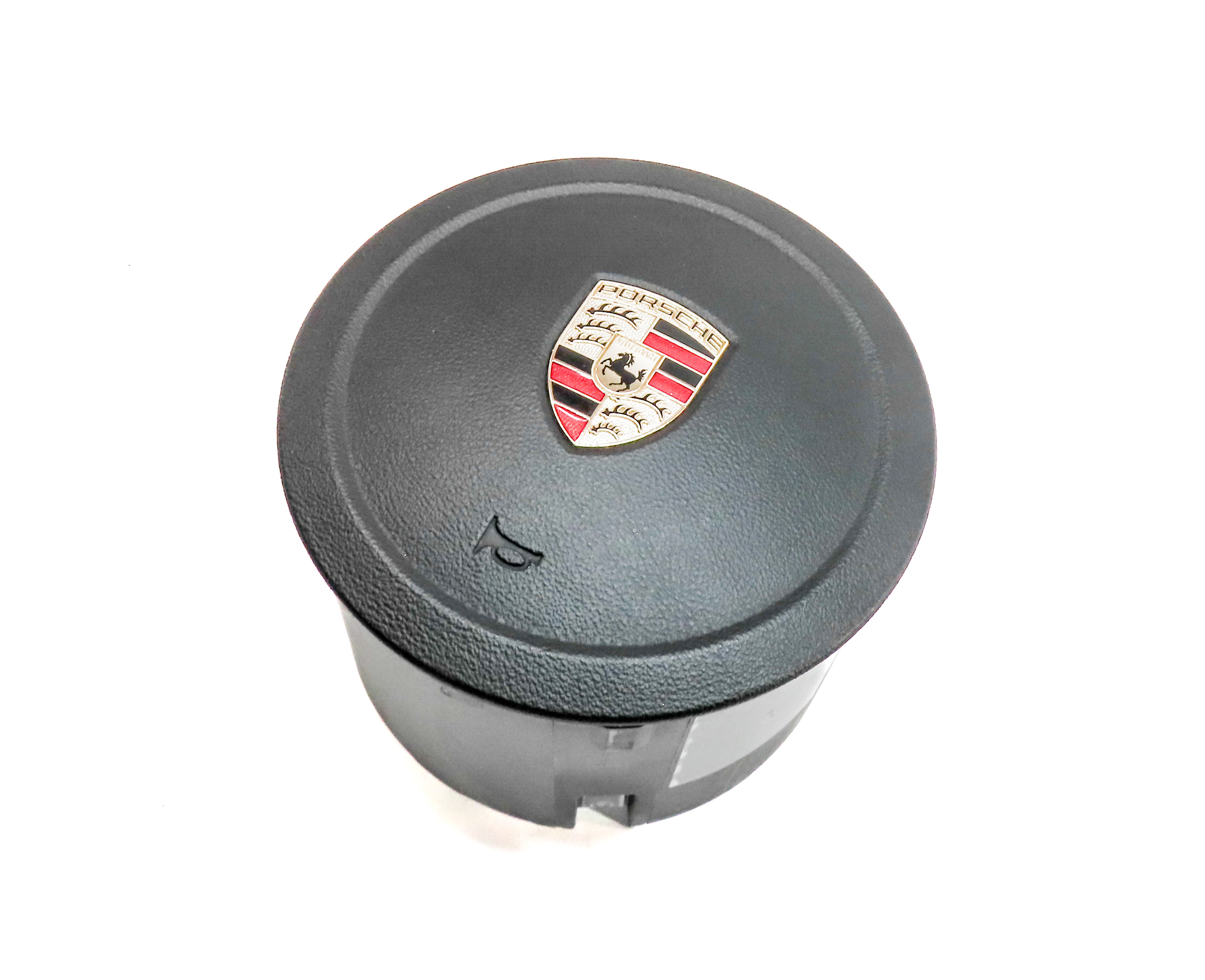 2011-2014 PORSCHE CAYENNE (958) DRIVER STEERING WHEEL SRS AIRBAG AIR BAG (Black) — exact item pictured