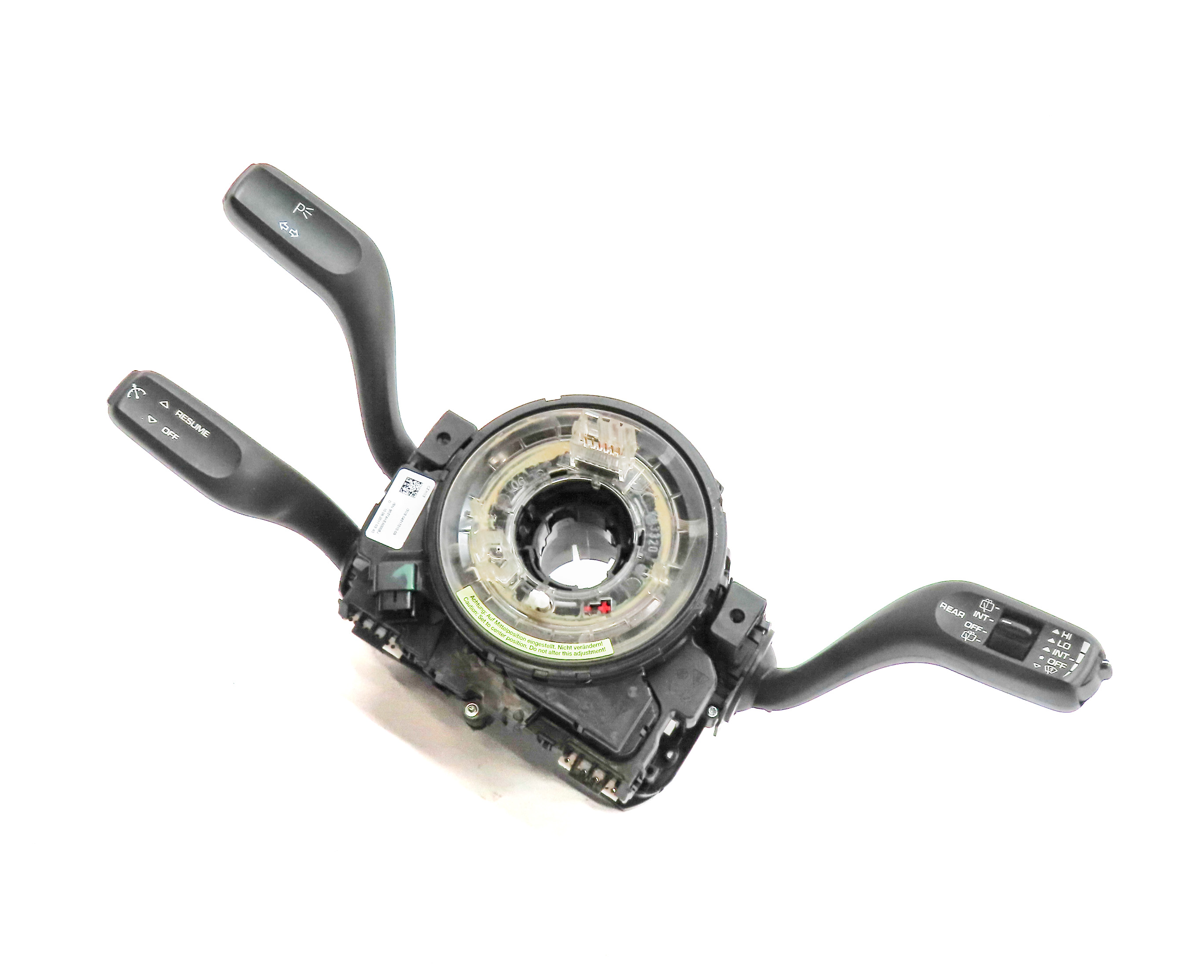 11-16 PORSCHE CAYENNE BLINKER WIPER CRUISE COMBINATION SWITCH w/ VOICE & PADDLE — exact item pictured