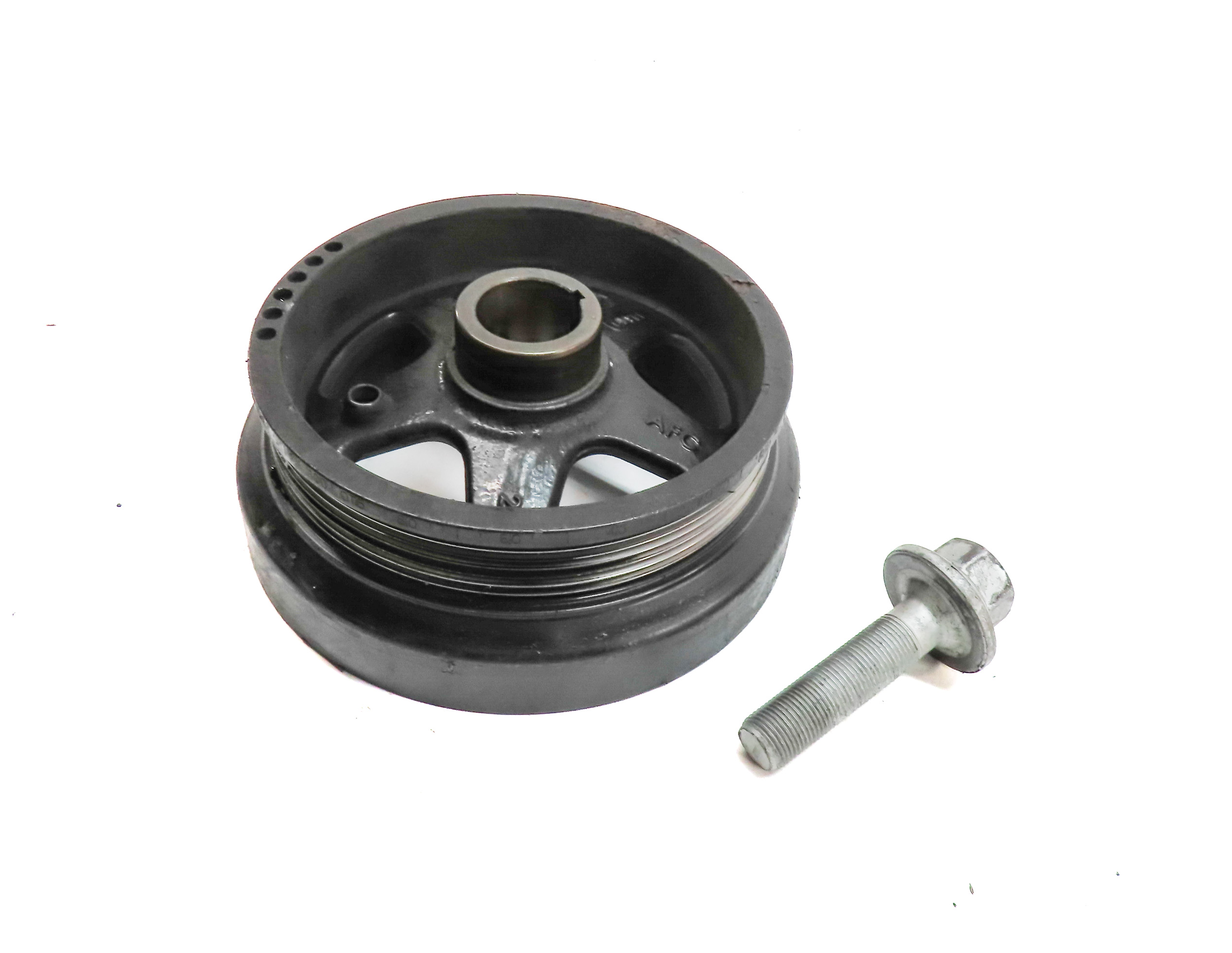 2011-2018 PORSCHE CAYENNE (958) 4.8L M48 V8 ENGINE - HARMONIC BALANCER PULLEY — exact item pictured
