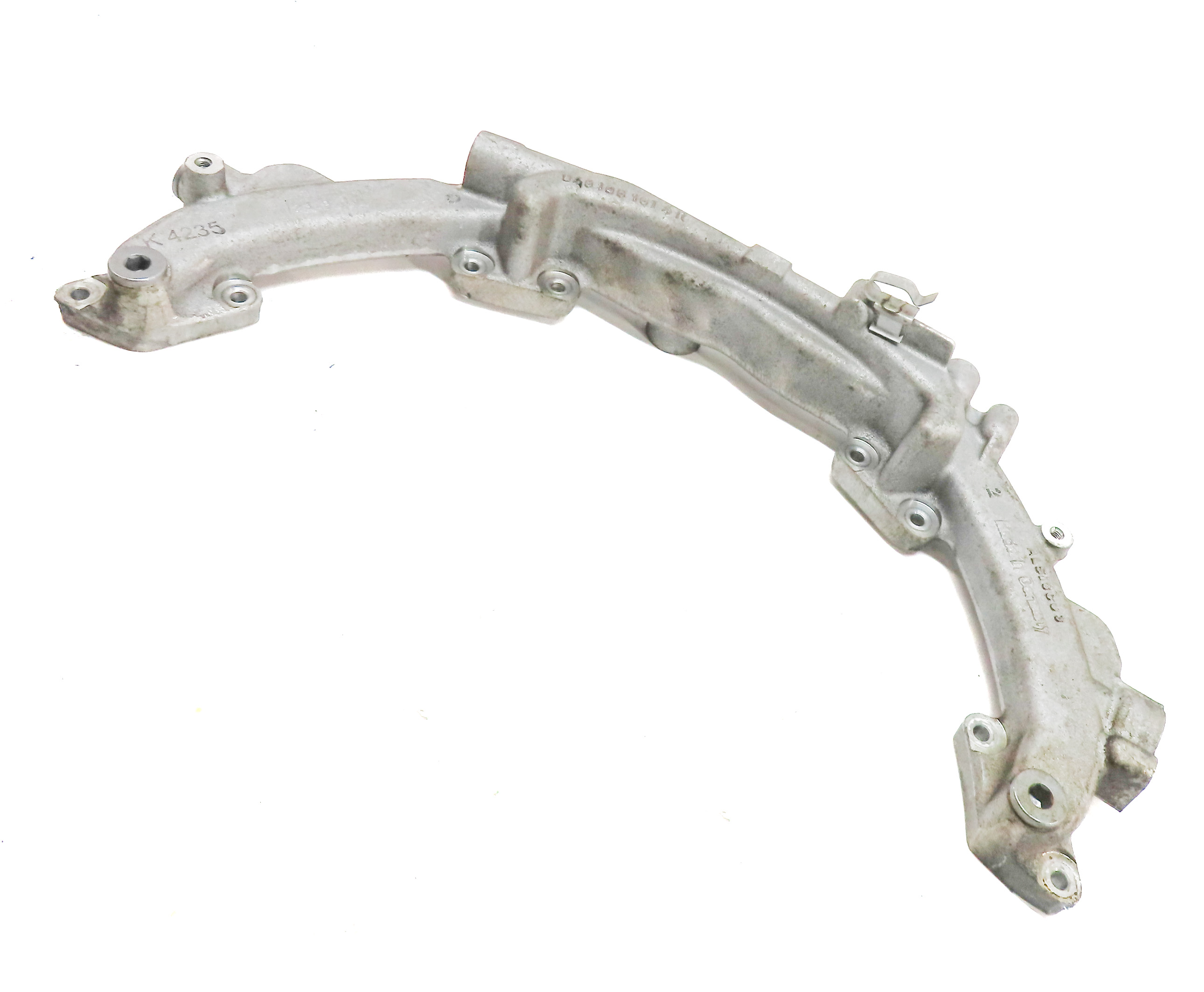 2011 PORSCHE CAYENNE (958) 4.8L (M48.02) NON TURBO ENGINE COOLANT CROSSOVER PIPE — exact item pictured