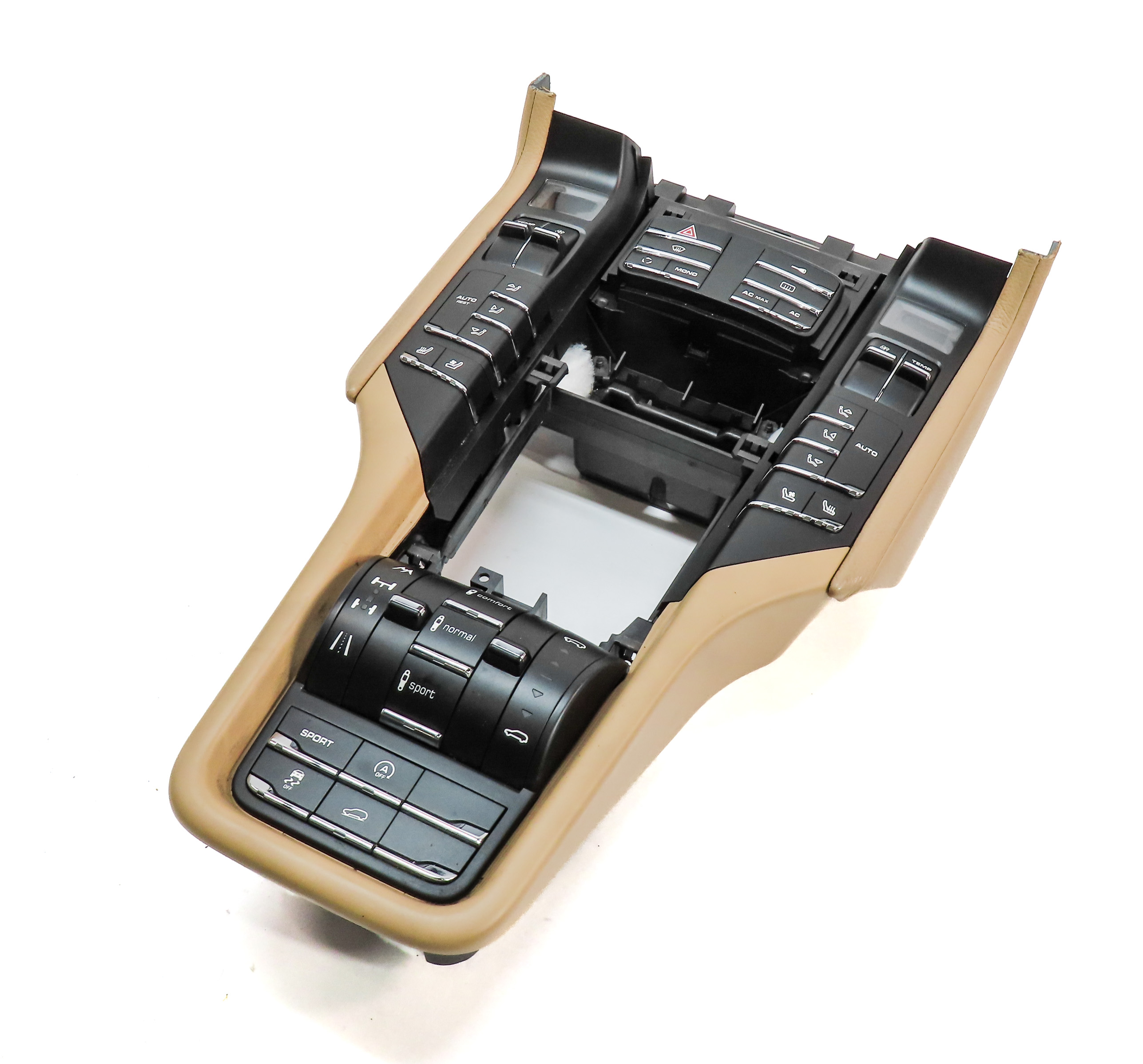 11-18 PORSCHE CAYENNE (958) FRONT HEATER A/C TEMPERATURE CONTROL (VENTED SEAT) — exact item pictured