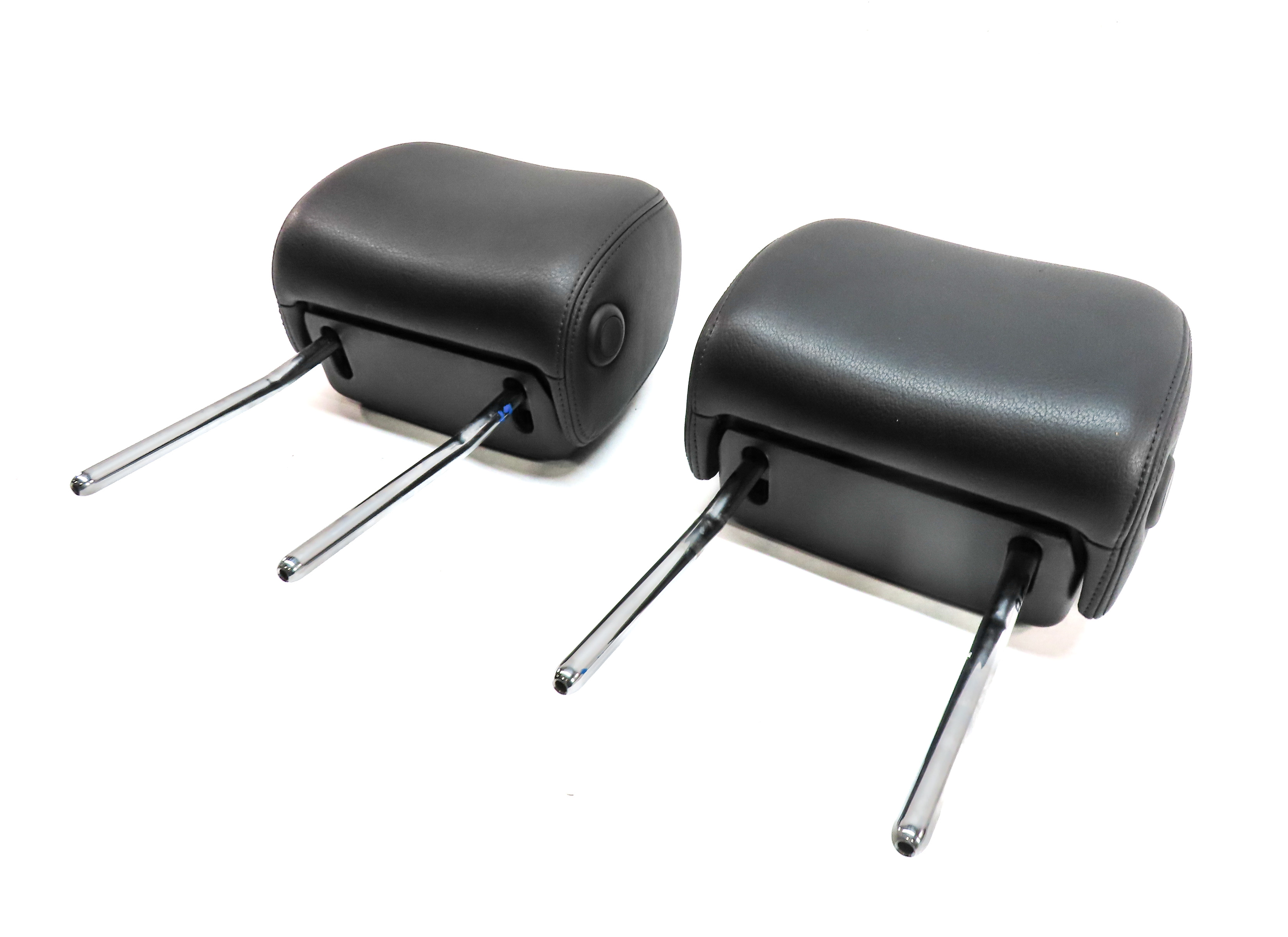 12-18 AUDI A6 A7 S6 S7 RS7 (C7 4G8) FRONT LEFT & RIGHT SEAT HEADREST SET (Black) — exact item pictured