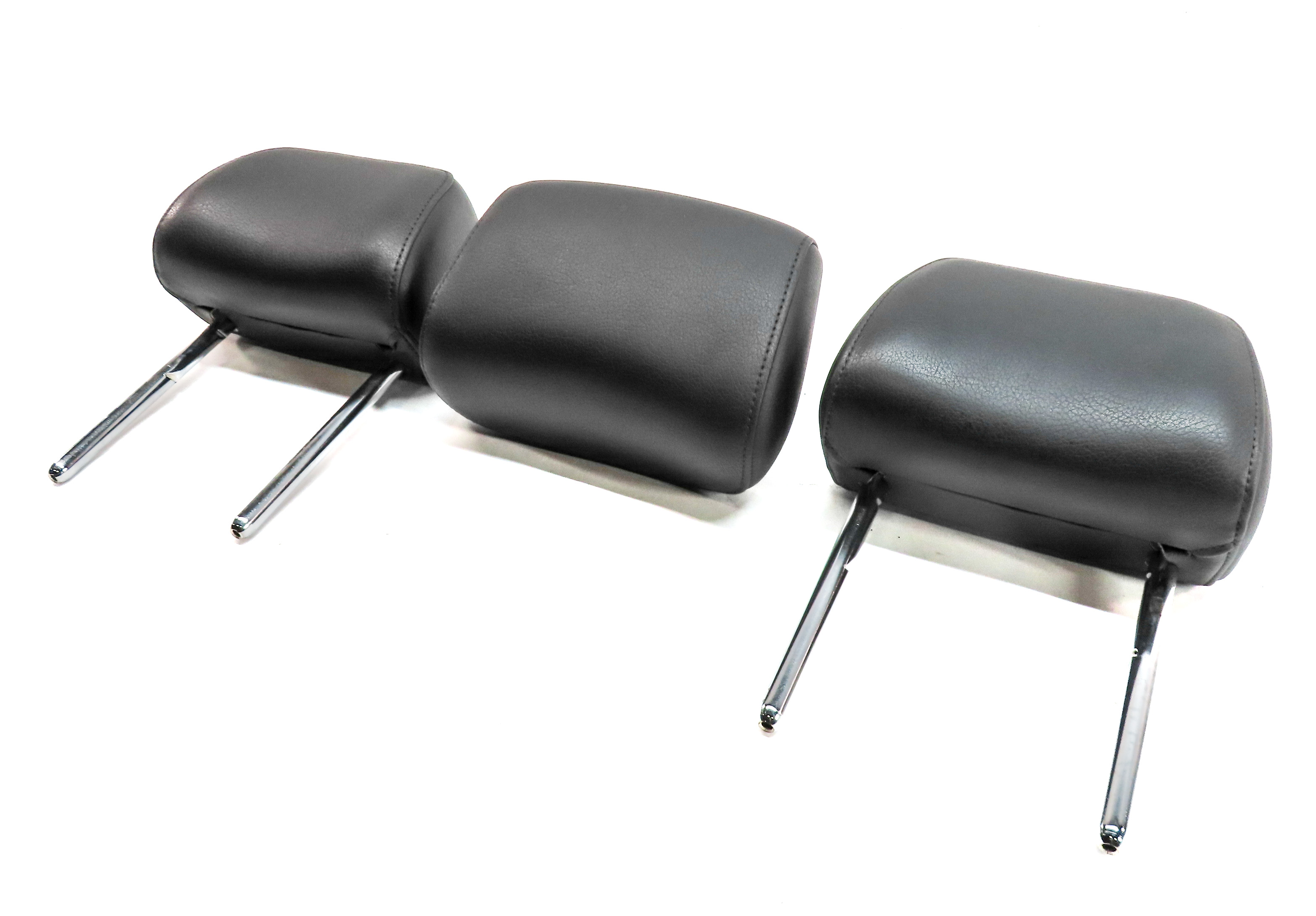 2012-2018 AUDI A6 A7 S6 S7 RS7 (C7 4G8) REAR SEAT HEADREST HEAD REST SET (BLACK) — exact item pictured