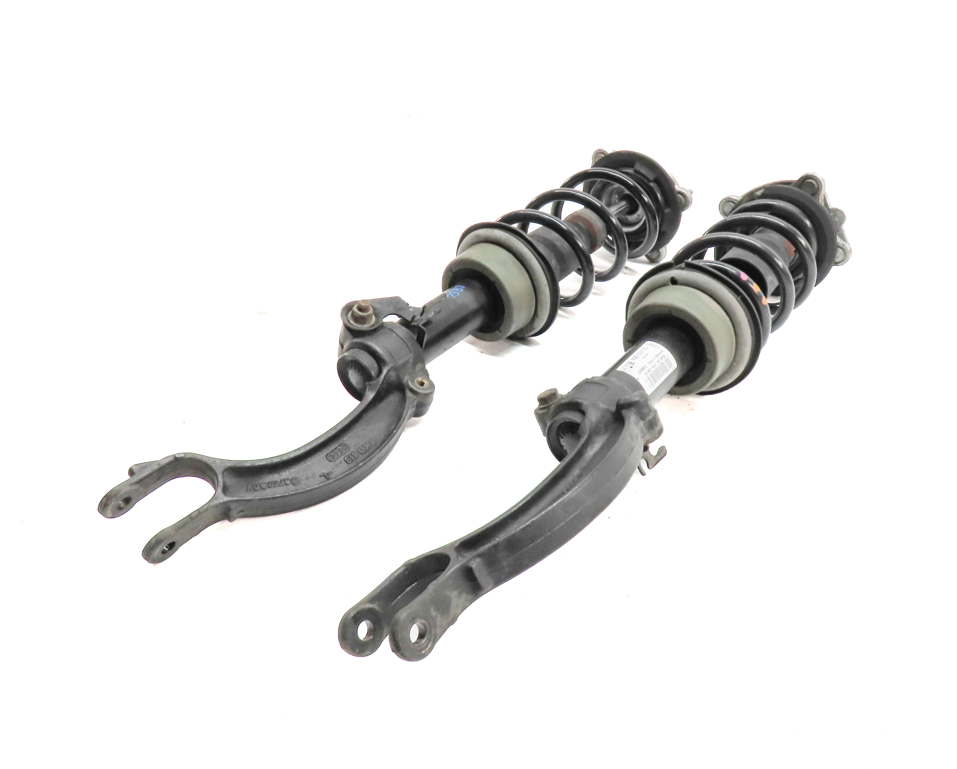 12-17 AUDI A6 A7 (C7 4G8) FRONT LEFT & RIGHT STANDARD SUSPENSION SHOCK STRUT SET — exact item pictured