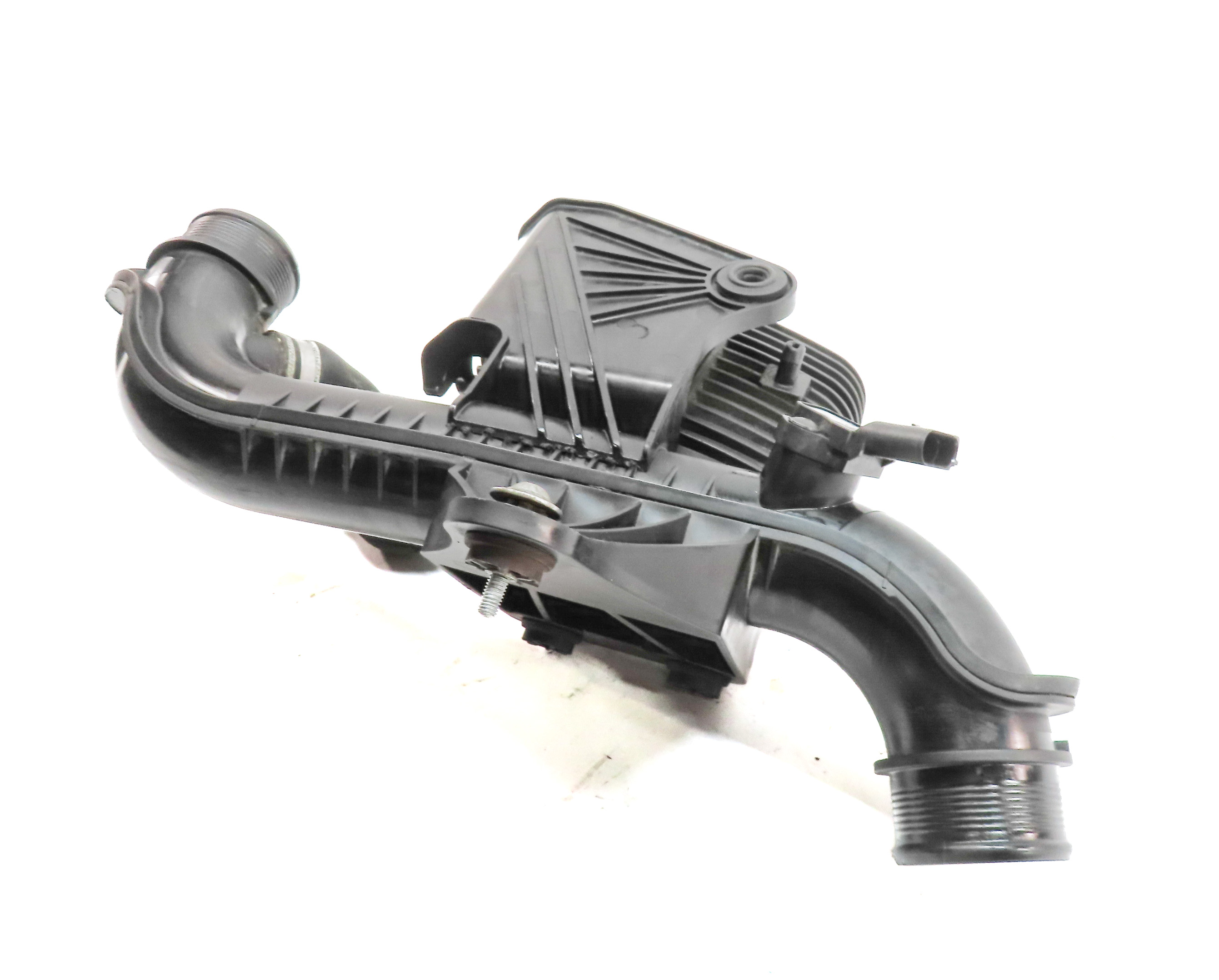 2014 AUDI A6 (C7 4G) 2.0L (CAED) ENGINE INTERCOOLER PRESSURE PIPE w/ DAMPER BOX — exact item pictured