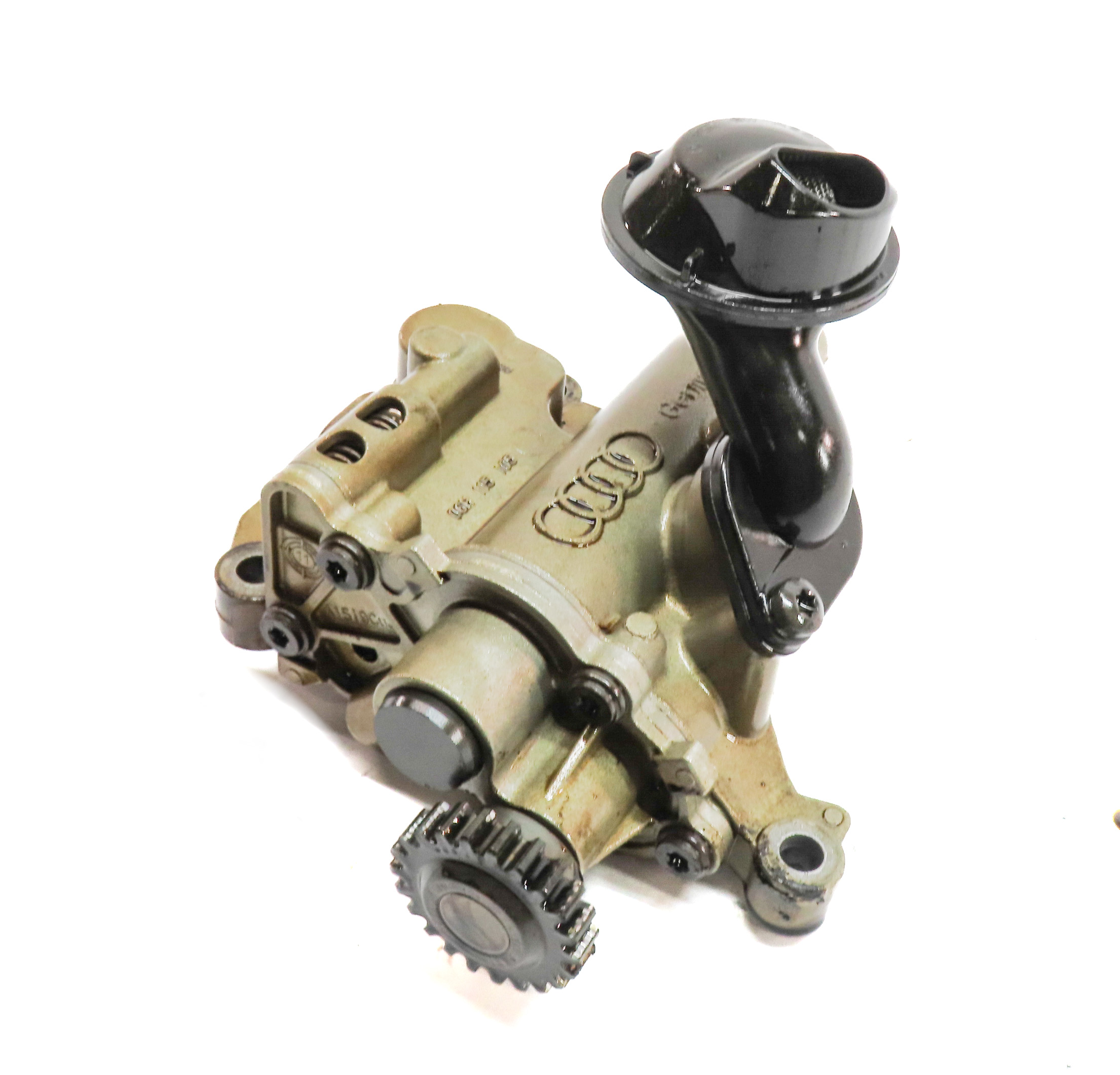 2014 AUDI A6 (C7 4G) 2.0L (CAED) ENGINE MOTOR OIL FLUID PUMP w/ PICK UP TUBE — exact item pictured