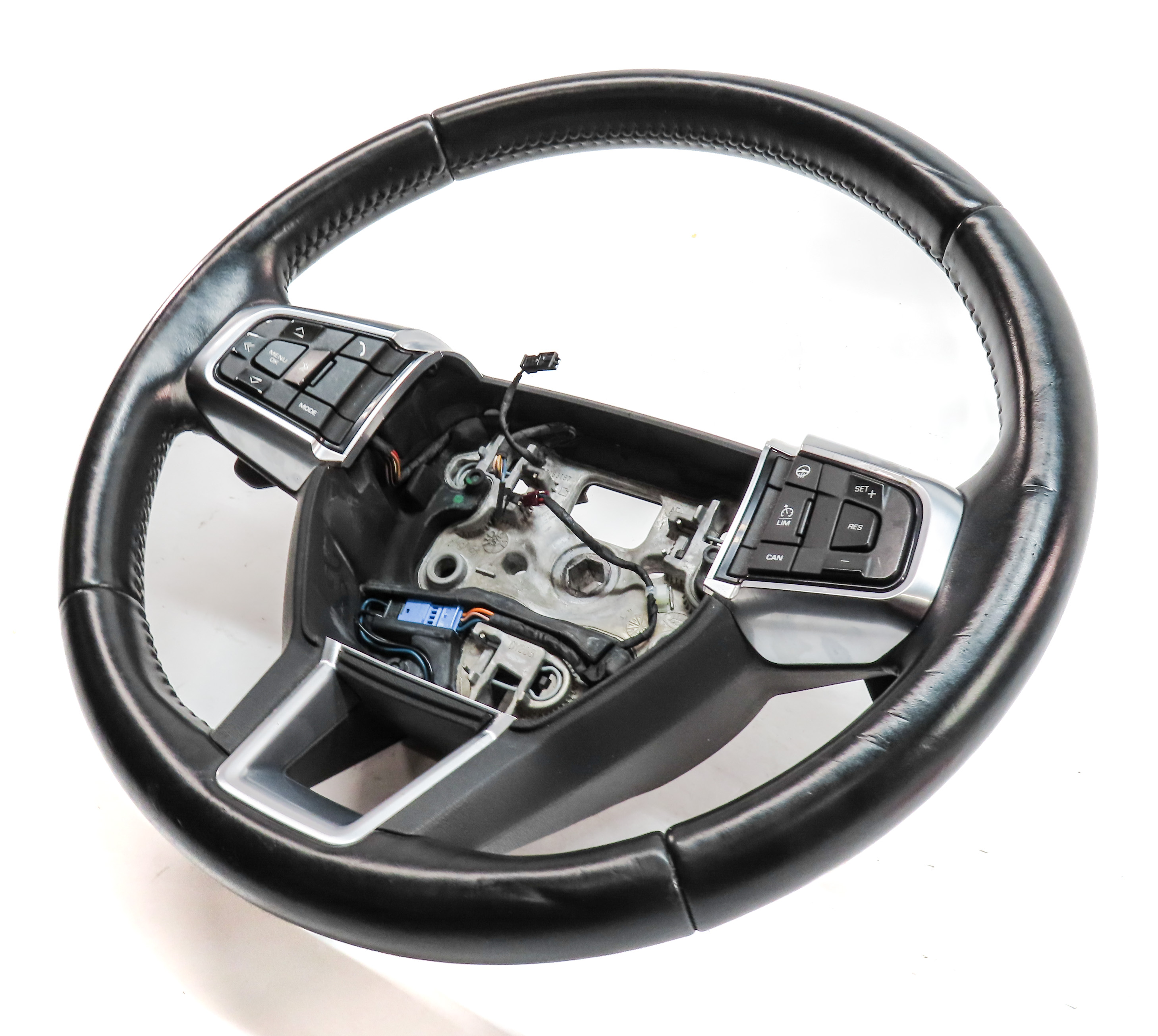 15-17 LAND ROVER DISCOVERY SPORT (L550) 3 SPOKE STEERING WHEEL & BUTTONS PADDLES — exact item pictured