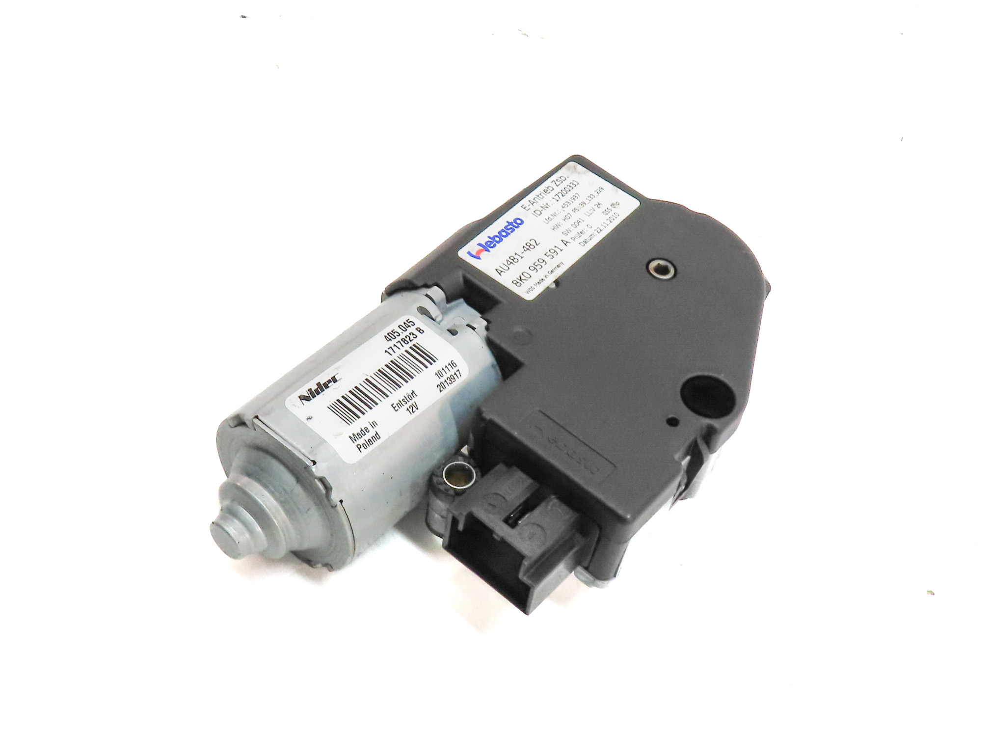 2009-2015 AUDI A4 S4 (B8 8K) SUNROOF MOTOR SUN ROOF WINDOW MOTOR — exact item pictured