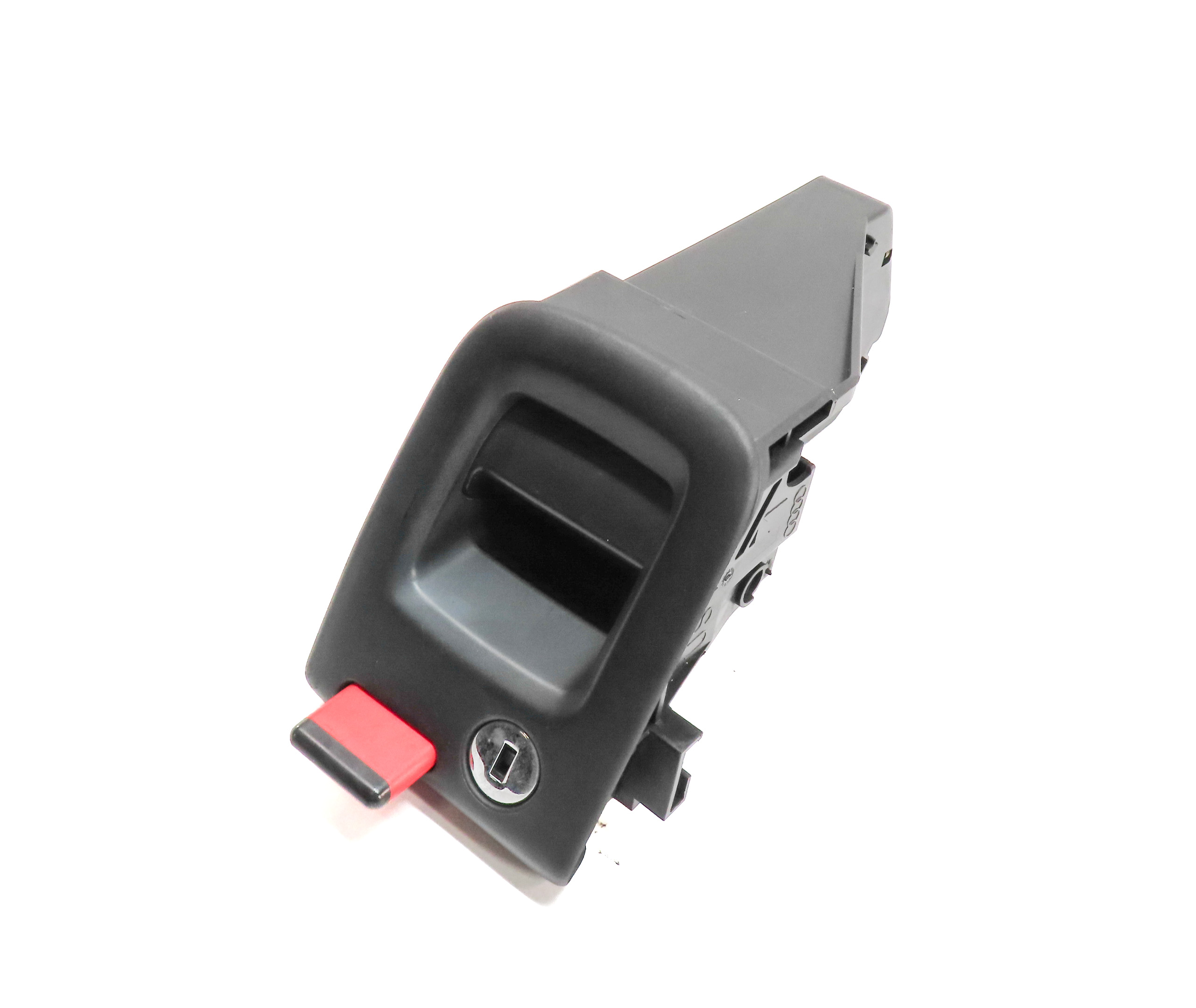 11 AUDI A4 (B8 8K) REAR LEFT FOLDING SEAT BACK LOCK LATCH RELEASE HANDLE (BLACK) — exact item pictured