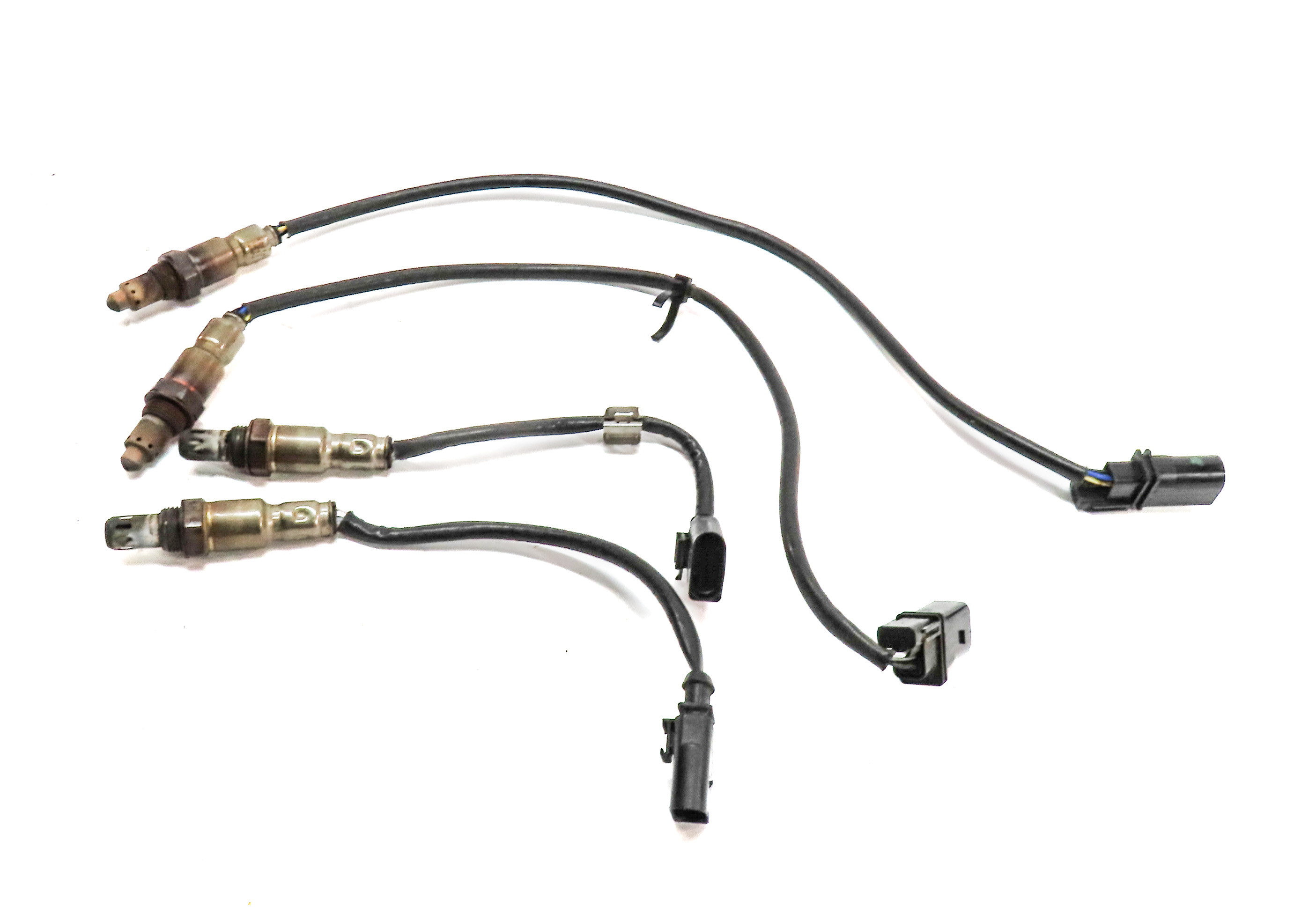 2017 AUDI A6 (C7 4G) 3.0L SUPER (CREC) ENGINE OXYGEN O2 LAMBDA WIRE SENSOR SET/2 — exact item pictured