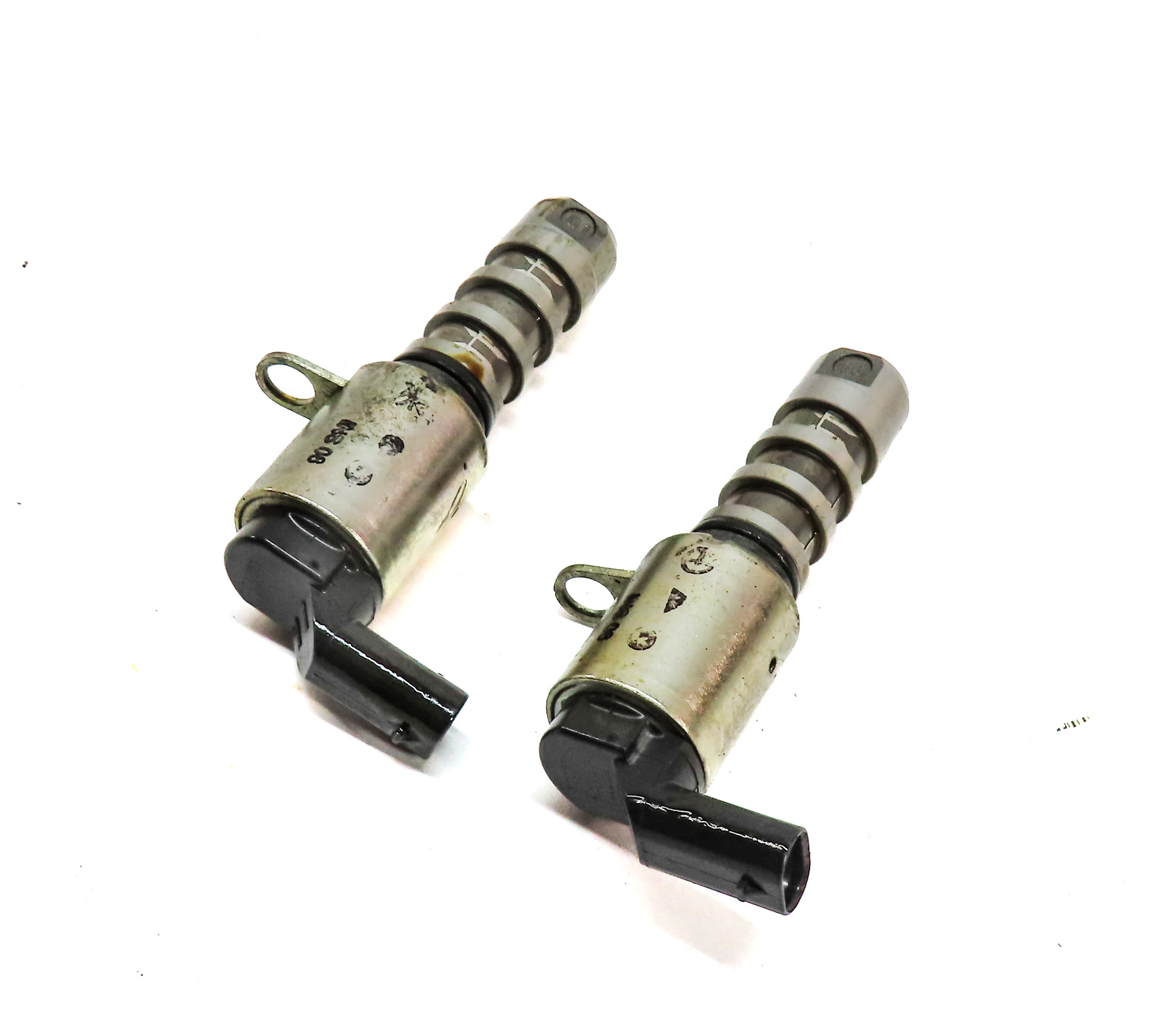 2017 AUDI A6 (C7 4G) 3.0L SUPER (CREC) VVT VARIABLE VALVE TIMING SOLENOID SET/2 — exact item pictured