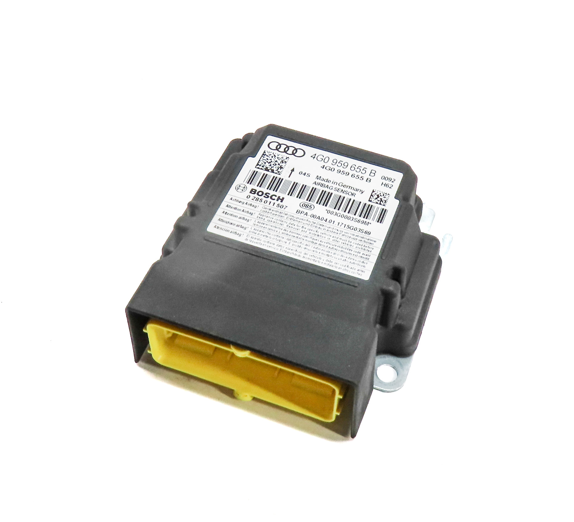 15-17 AUDI A6 A7 S6 S7 (C7 4G8) SRS SAFETY BAGG CONTROL MODULE — exact item pictured