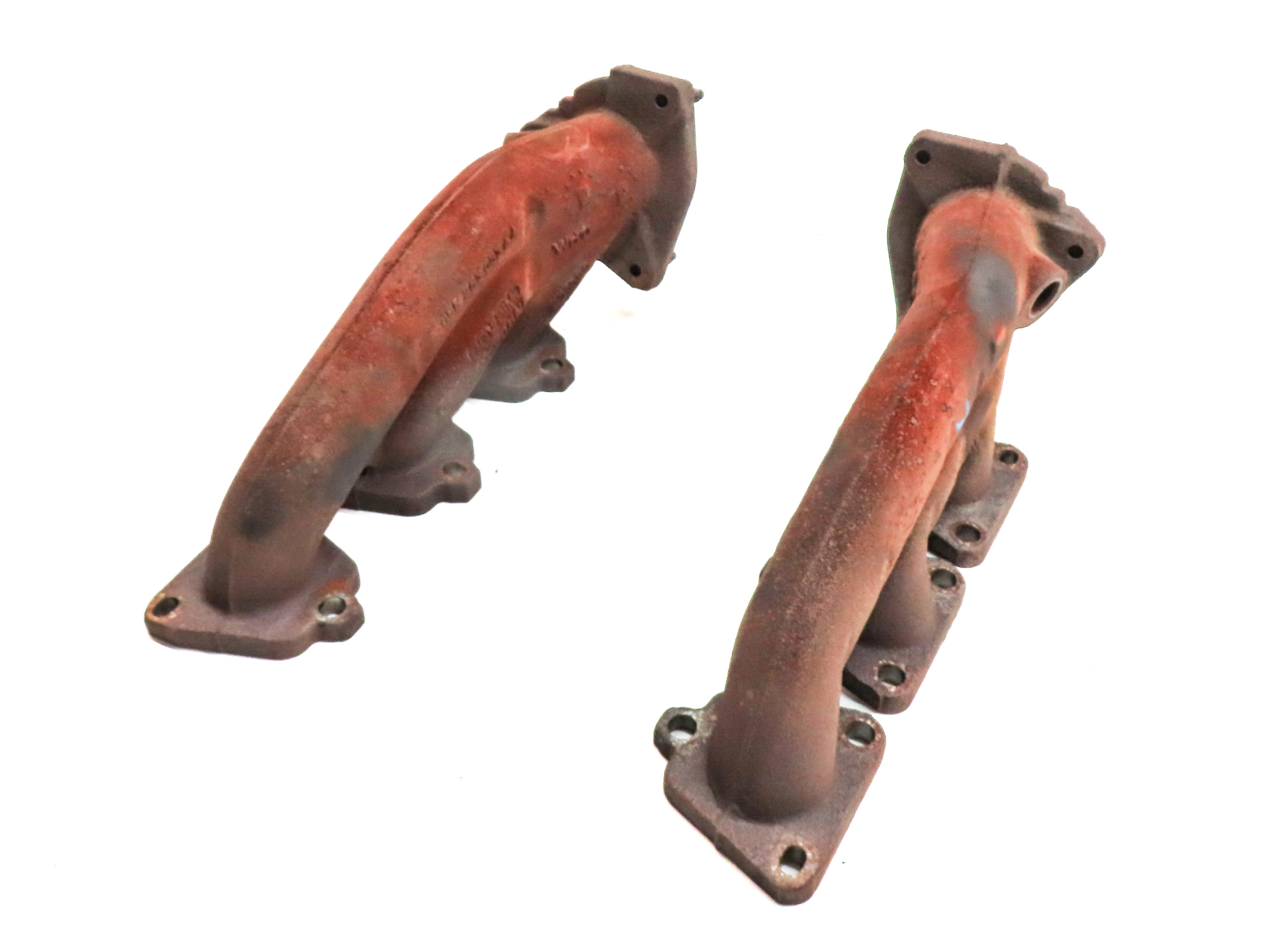 14-18 AUDI A6 A7 SQ5 VW TOUAREG 3.0L LEFT & RIGHT ENGINE EXHAUST MANIFOLD SET/2 — exact item pictured