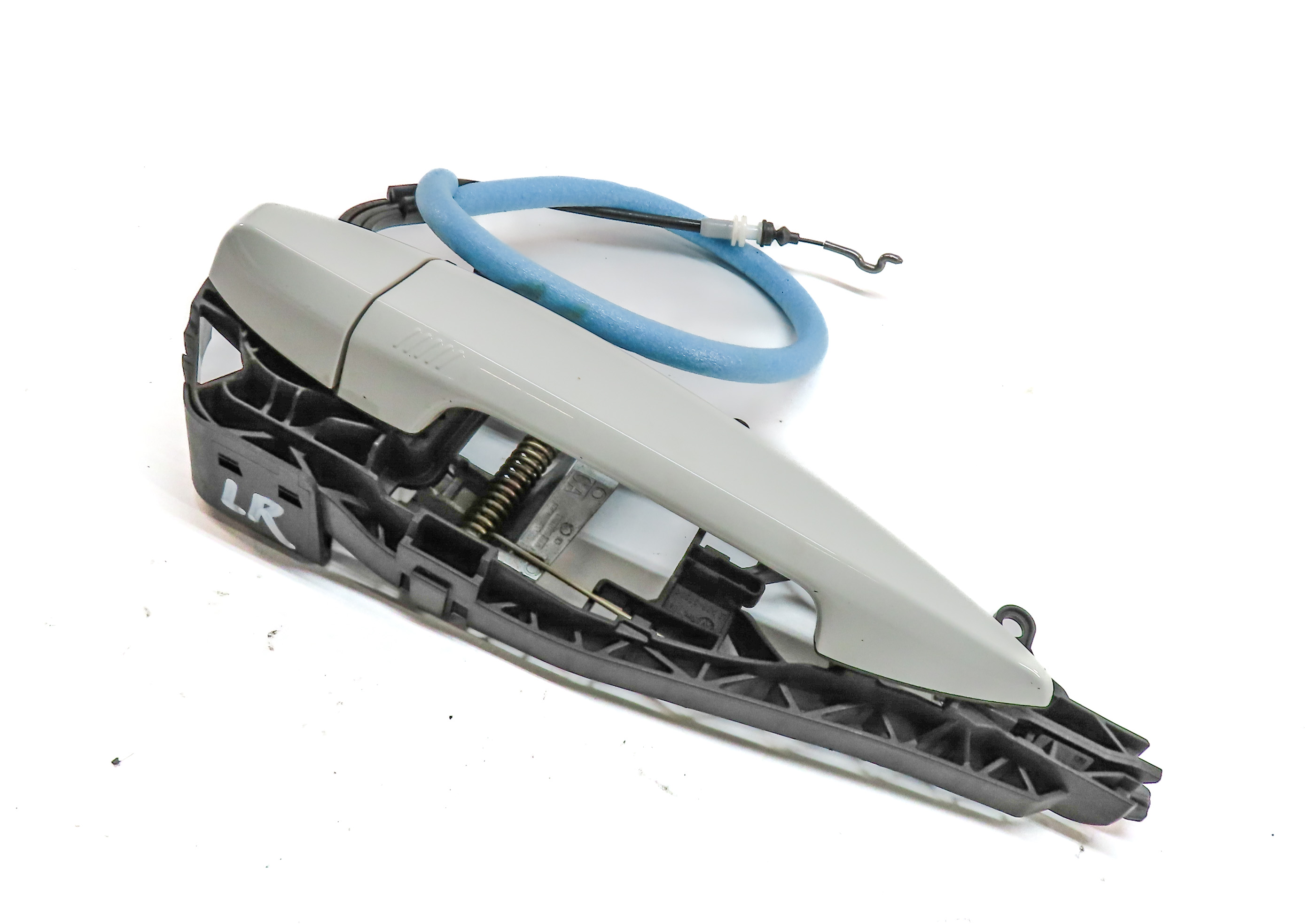 14-21 BMW X1 X2 X5 X6 (F15 F16 F39 F48) REAR LEFT COMFORT DOOR HANDLE (White) — exact item pictured