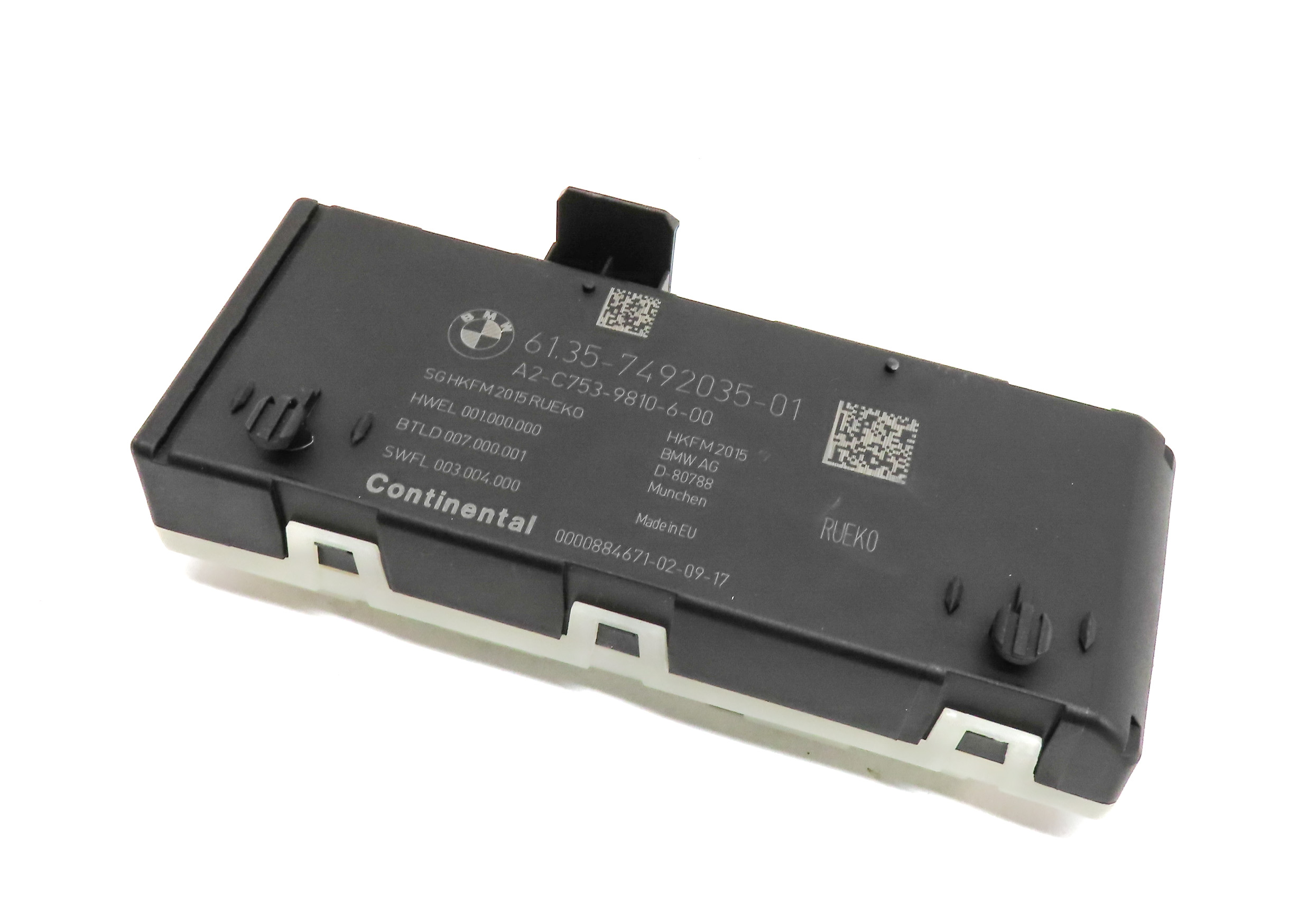 17-20 BMW 3 4 X1 X2 X5 X5M X6 X6M (F30 F32 F48 F15 F16) TRUNK LIFTGATE MODULE — exact item pictured