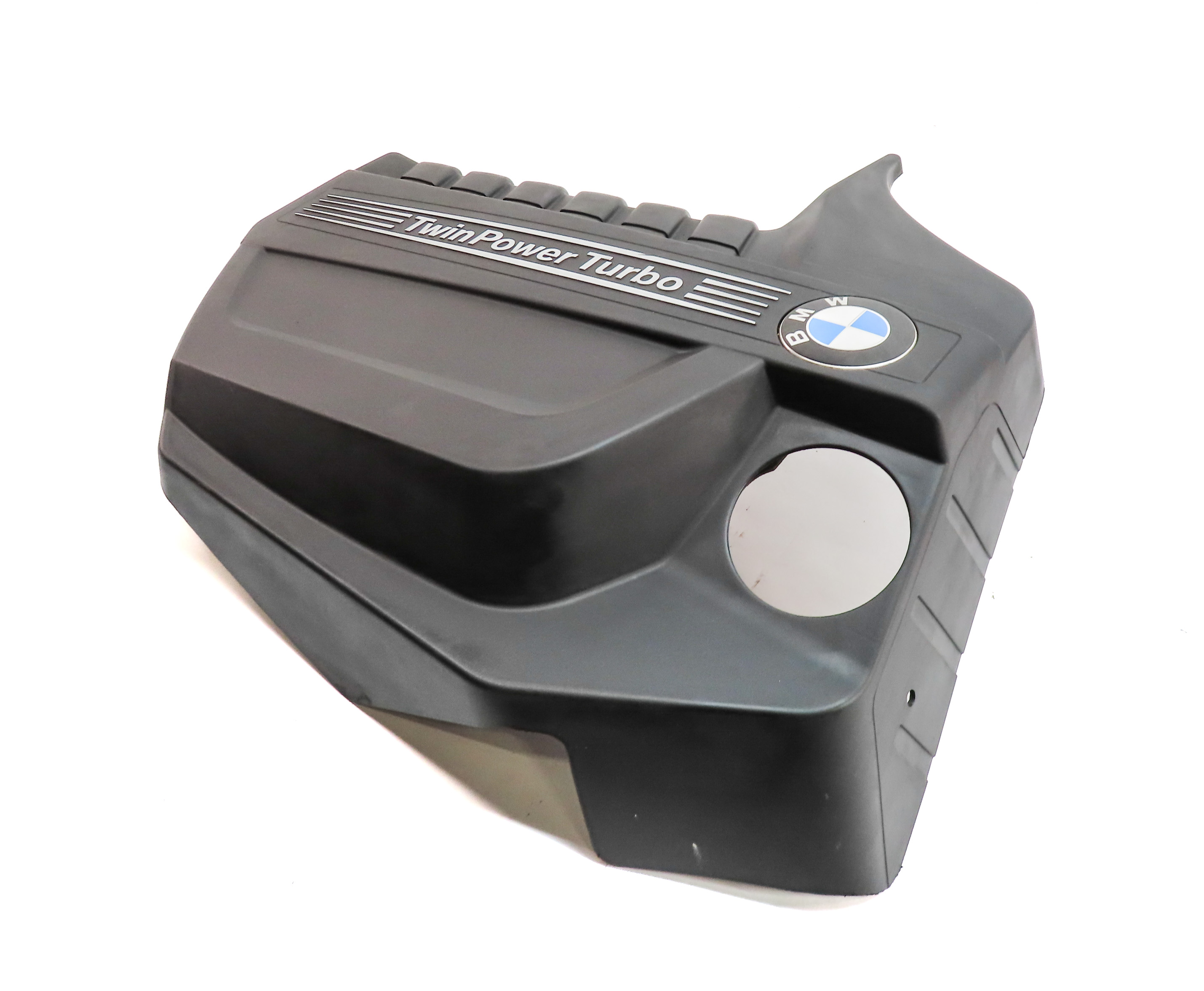 11-18 BMW 535i 640i 740i X3 X5 X6 (F10 F07 F01) 3.0L TURBO N55 ENGINE COVER TRIM — exact item pictured