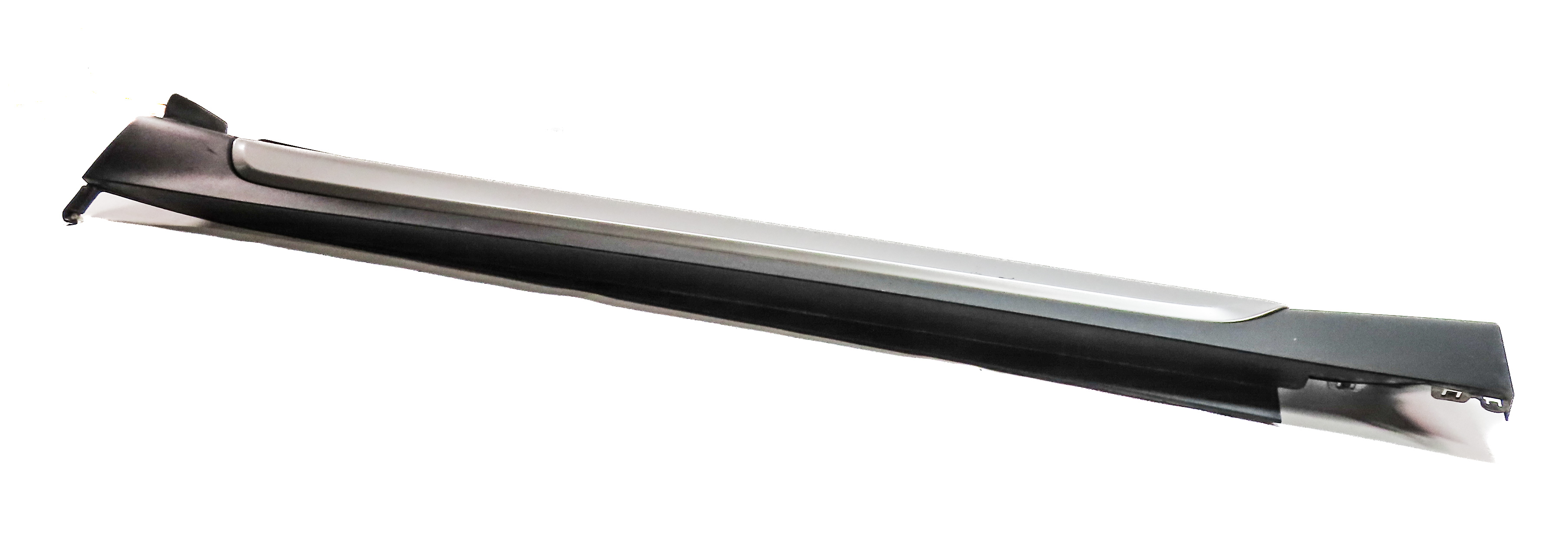 2018 BMW X5 (F15) LEFT DRIVER ROCKER PANEL TRIM MOULDING (BLACK/SILVER) — exact item pictured