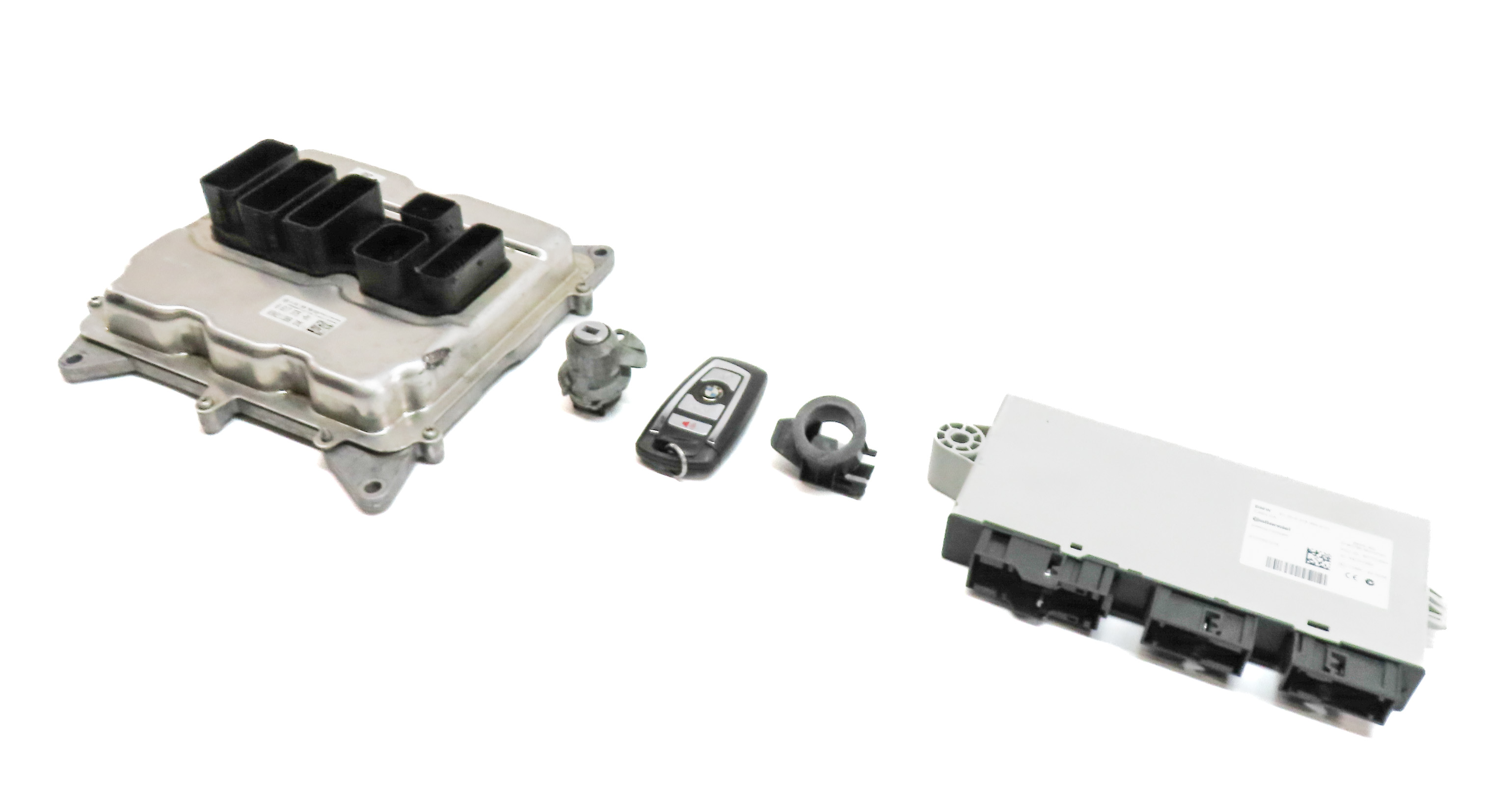 13-18 BMW 328i 428i 528i X3 X4 (F30 F32) 2.0L N26 ENGINE DME BCM MODULE KEY SET — exact item pictured