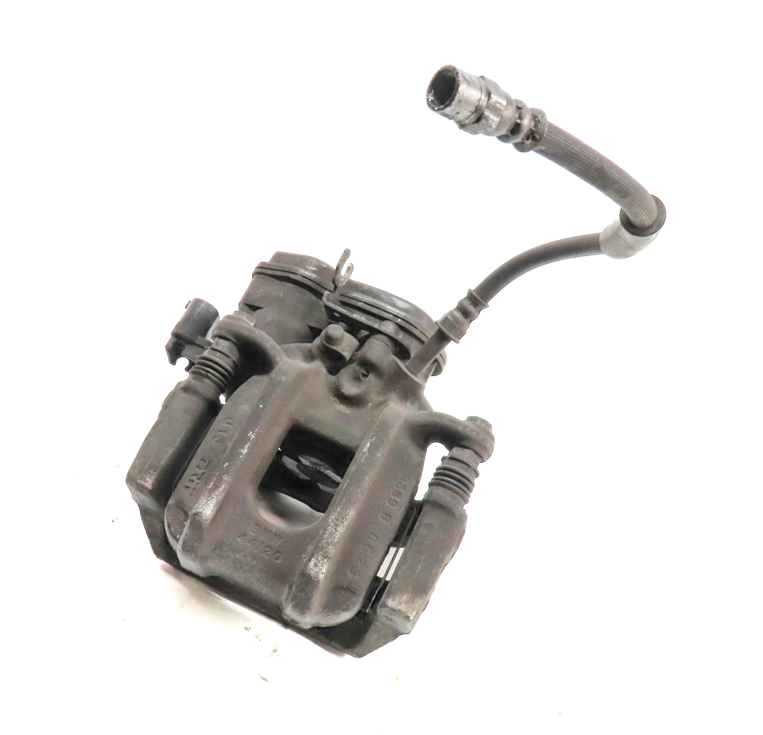 2011-2016 BMW 528i F10 REAR LEFT DRIVER BRAKE CALIPER CARRIER — exact item pictured