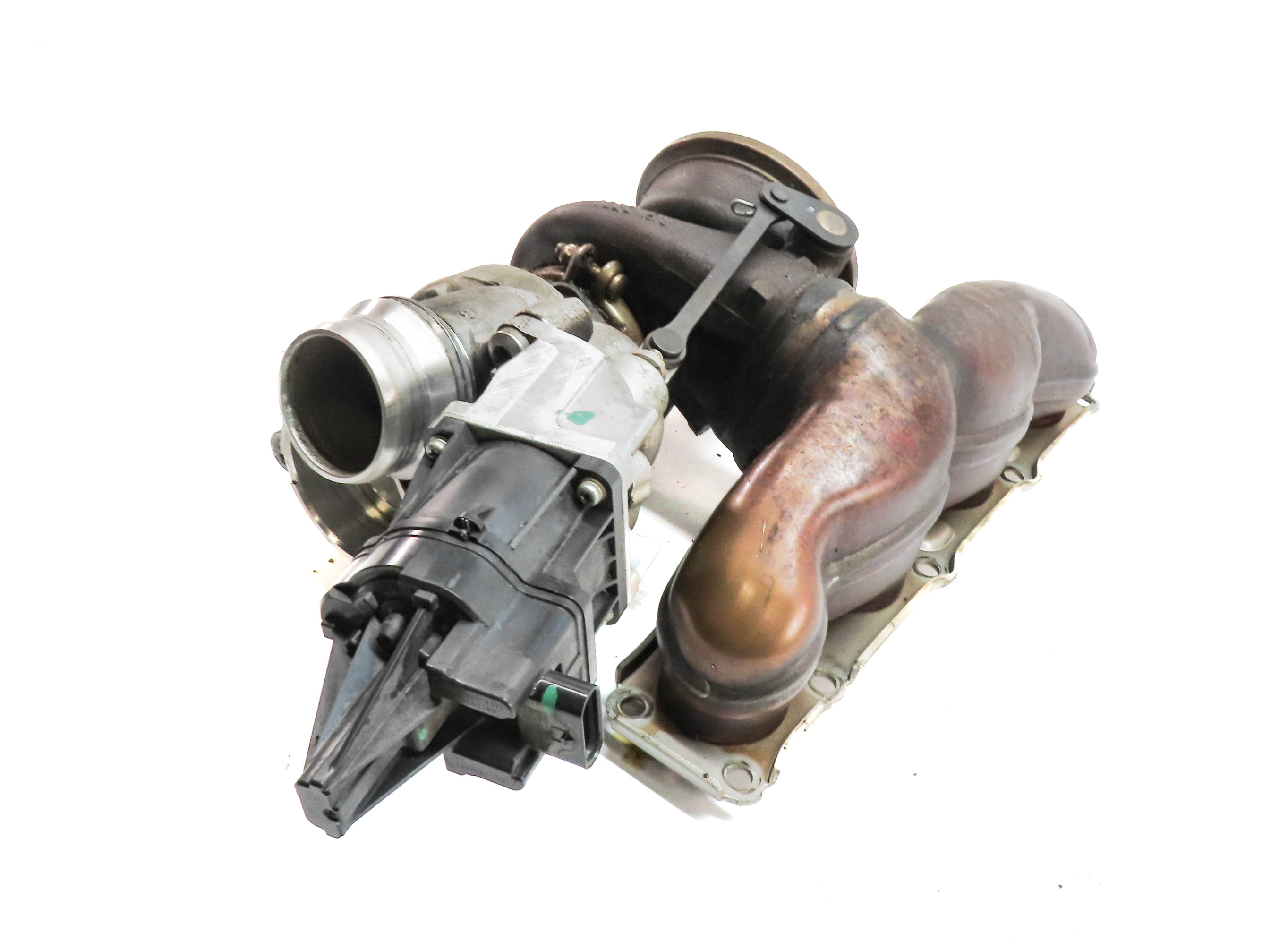 12-18 BMW 328i 428i 528i X3 X4 X5 Z4 2.0T (N26) ENGINE TURBOCHARGER w/ MANIFOLD — exact item pictured