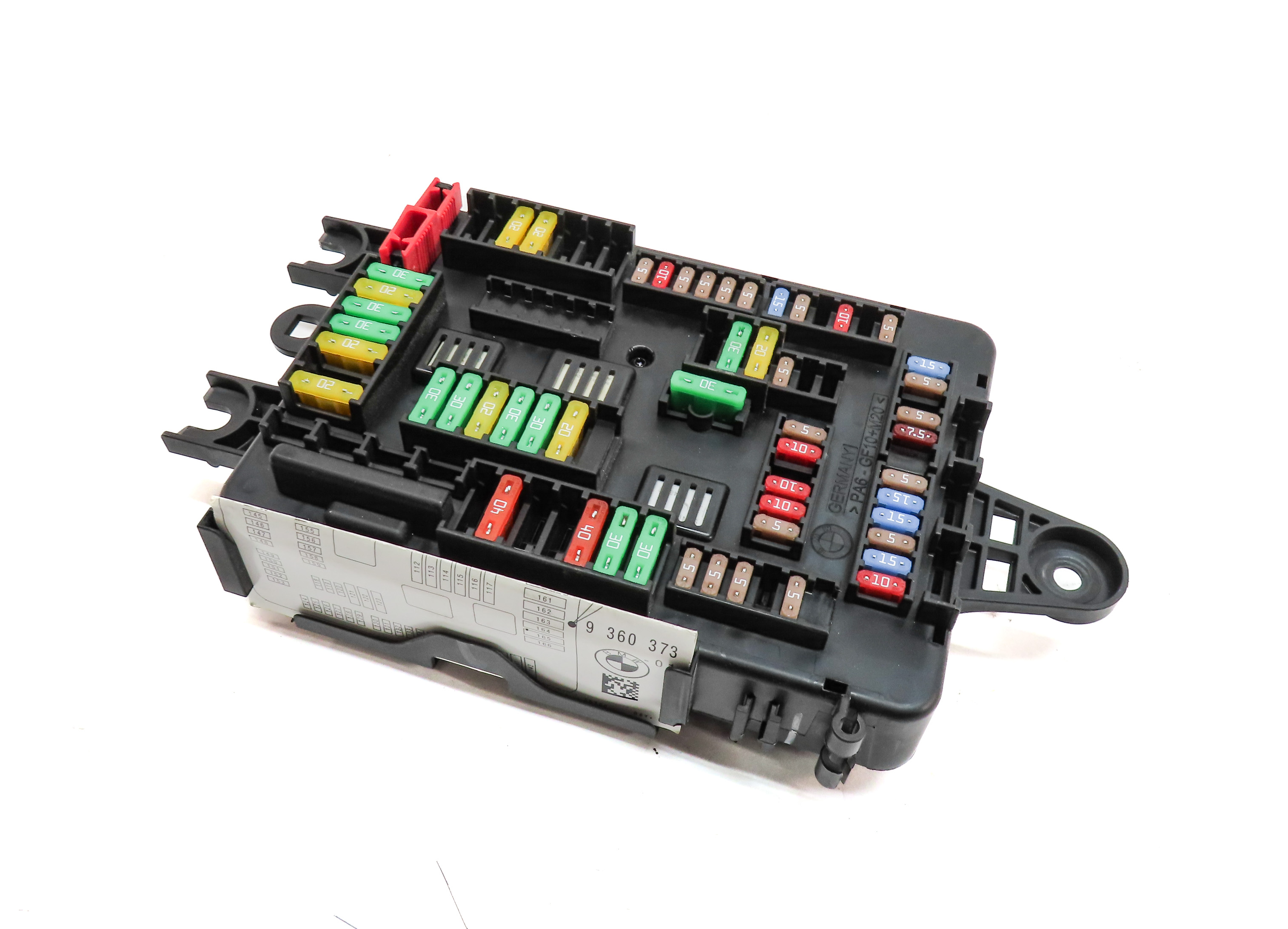 2016 BMW X5 (F15) 4.4L (N63) REAR FUSE RELAY MODULE BOX PANEL — exact item pictured