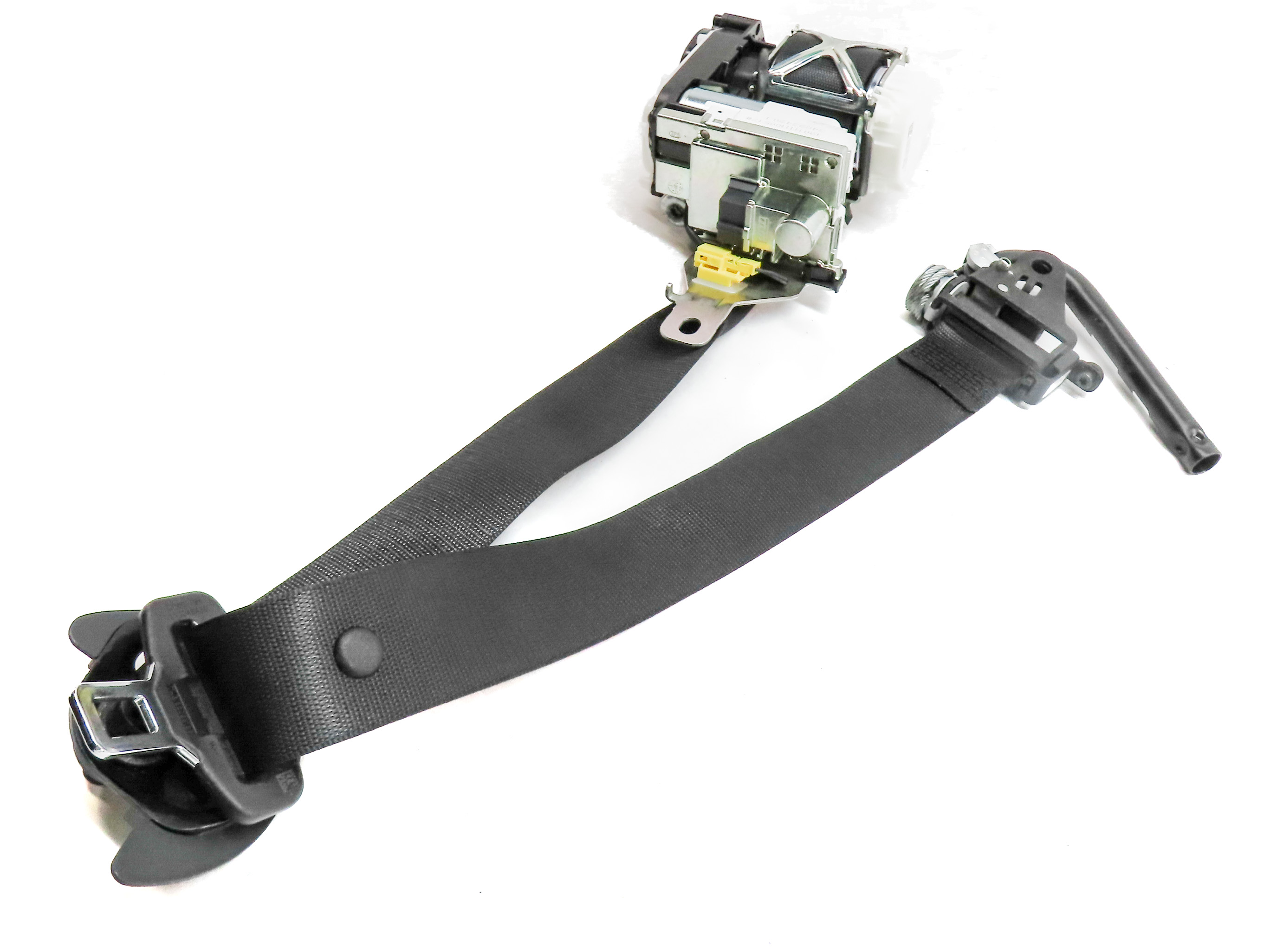 16-19 MERCEDES GLE GLS X166 FRONT RIGHT PASSENGER SEAT SEATBELT RETRACTOR(Black) — exact item pictured