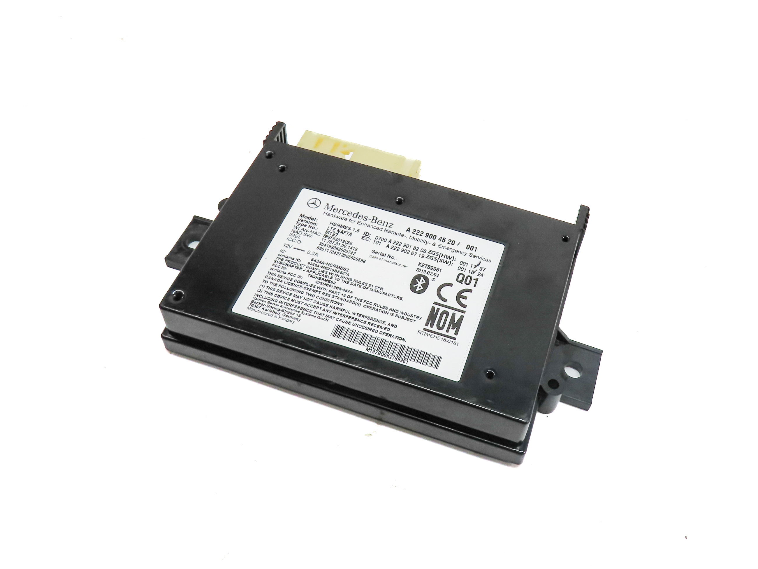 18-21 MERCEDES C CLA E GLA GLC GLS GT CLASS (W205 C117 W166) BLUETOOTH MODULE — exact item pictured