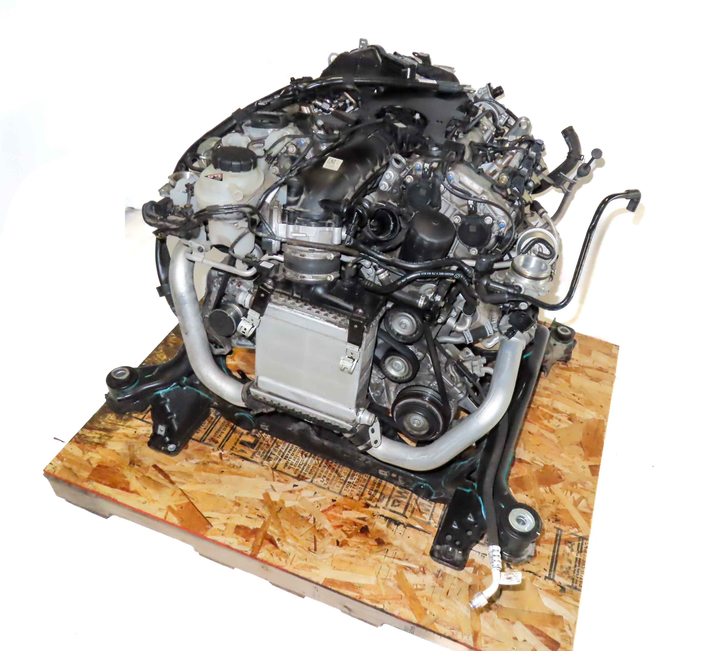 17-19 MERCEDES GLE43 GLE400 GLS450 X166 3.0L TWIN TURBO ENGINE ASSEMBLY (113k) — exact item pictured