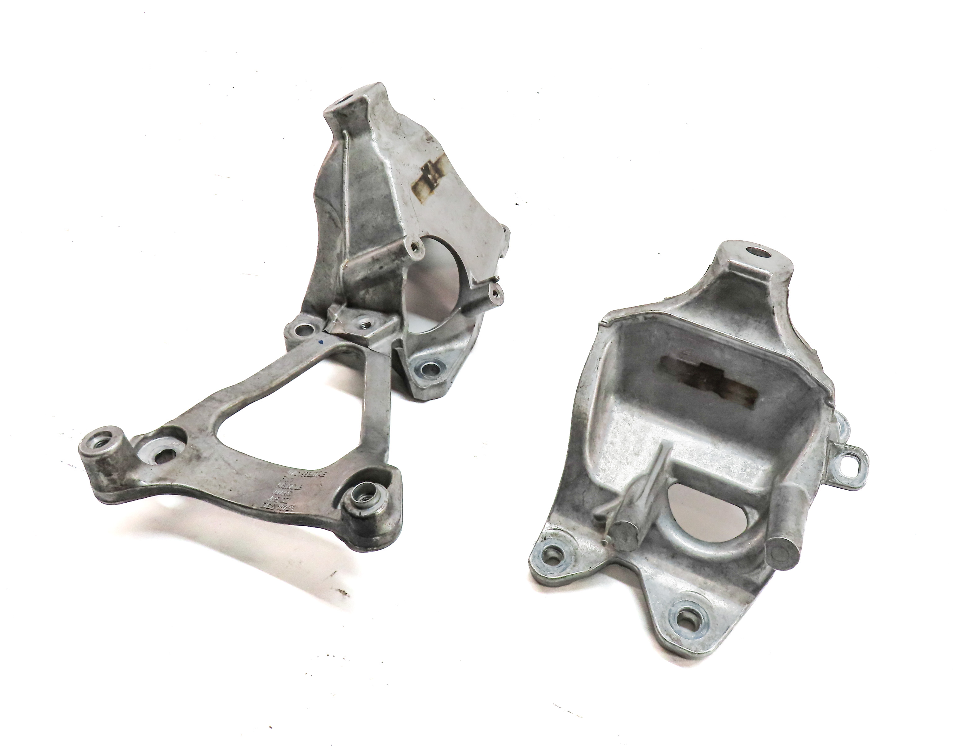 2017 AUDI Q7 (4M) 3.0L SUPER (CREC) ENGINE MOTOR SUPPORT MOUNT BRACKET SET/2 — exact item pictured