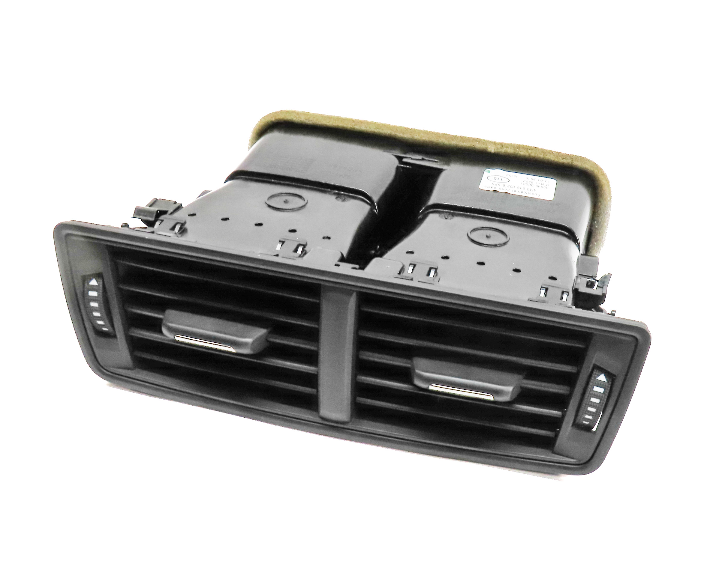2017 AUDI Q7 (4M) REAR CENTER CONSOLE HEAT AIR AC HVAC DUAL VENT (Black) — exact item pictured