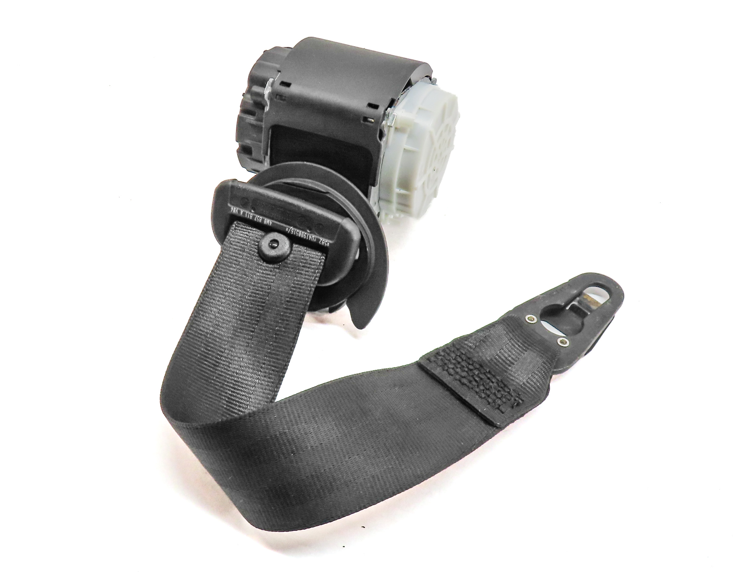 2017 AUDI Q7 (4M) REAR 3RD ROW LEFT SEAT SEATBELT RETRACTOR (Black) — exact item pictured
