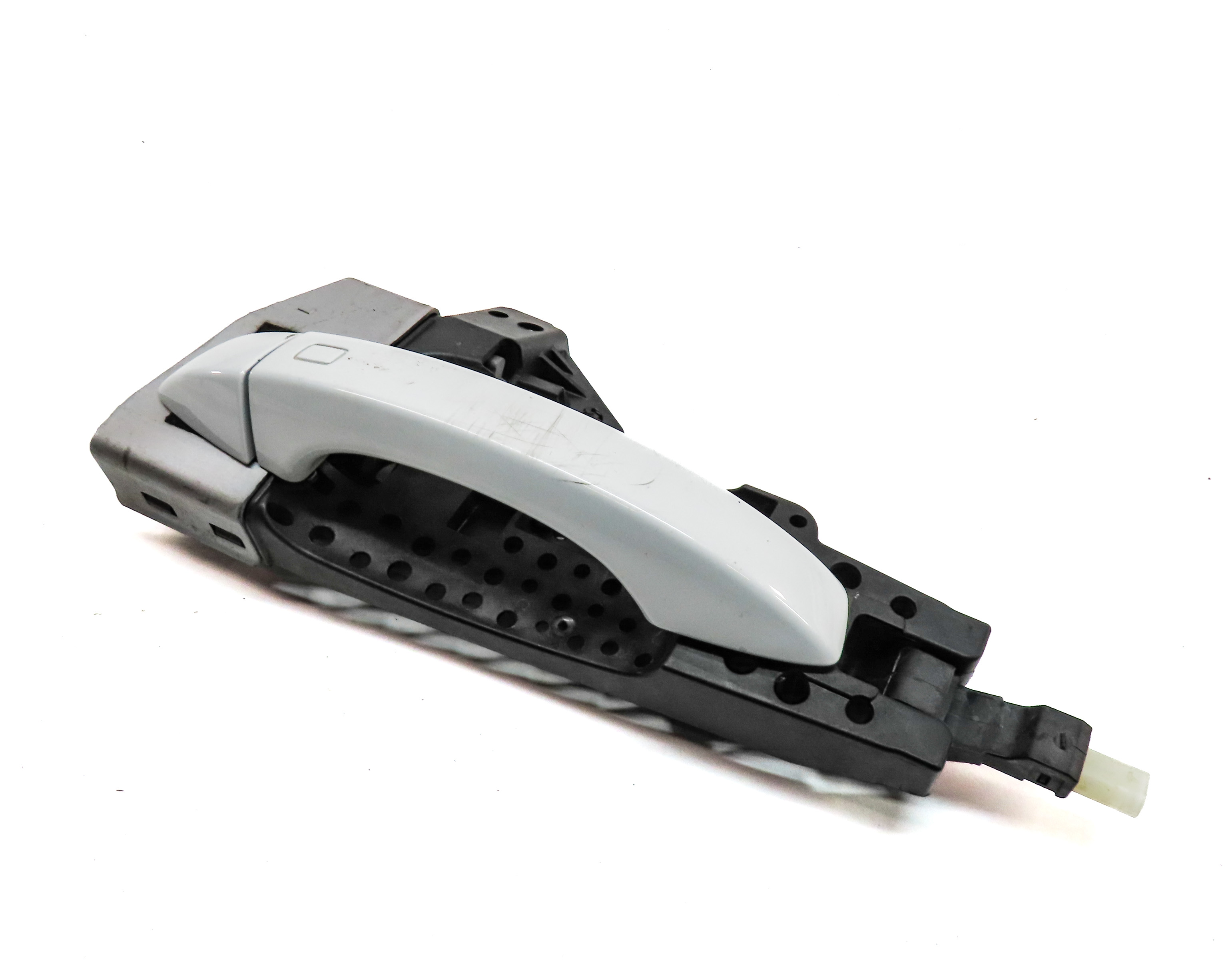 17-20 AUDI Q7 (4M) FRONT LEFT DRIVER KEYLESS EXTERIOR DOOR HANDLE (White) — exact item pictured
