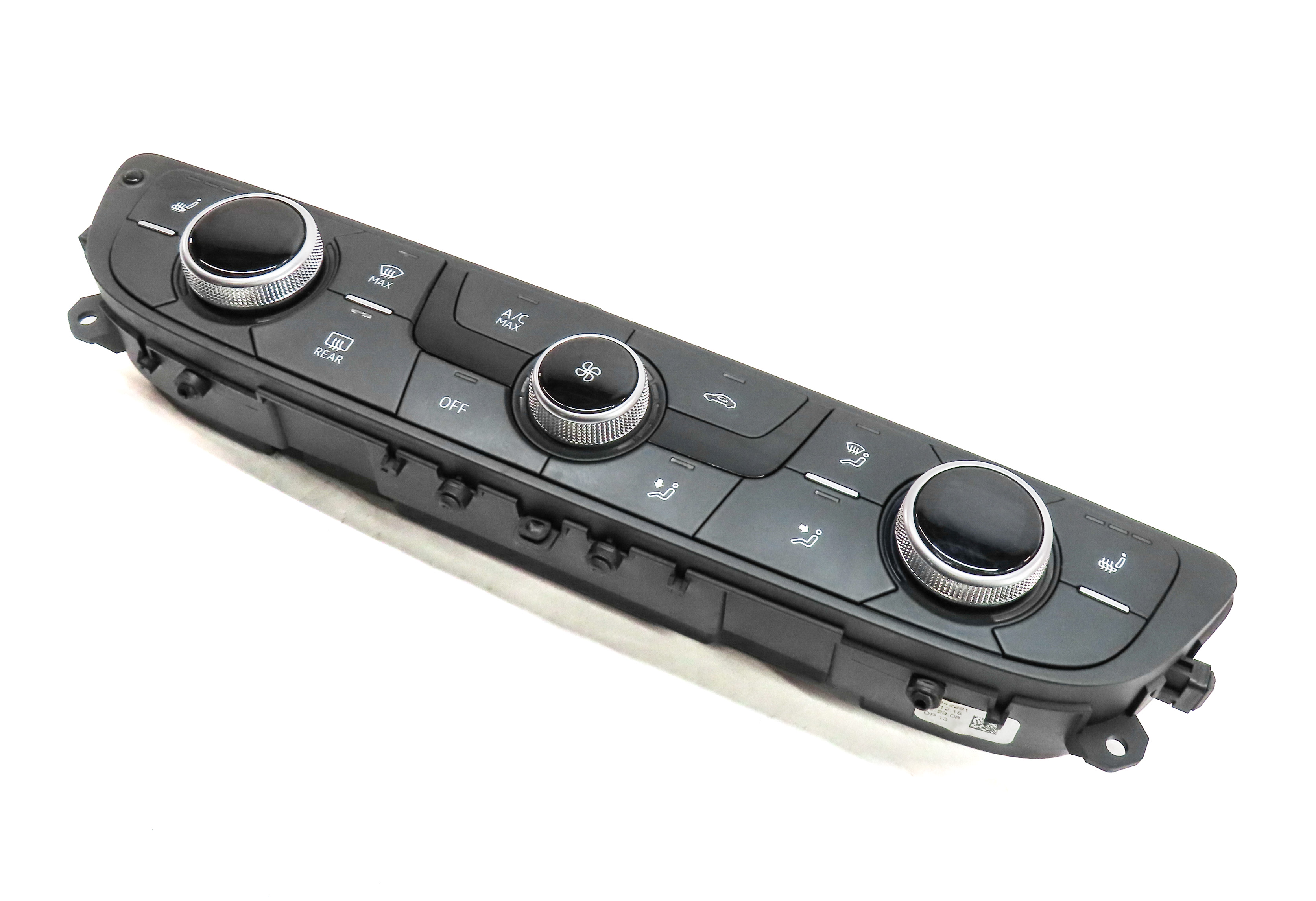 17-19 AUDI Q7 4M FRONT AC HEATER CLIMATE CONTROL PANEL w/ HEATED SEAT w/o VENTED — exact item pictured