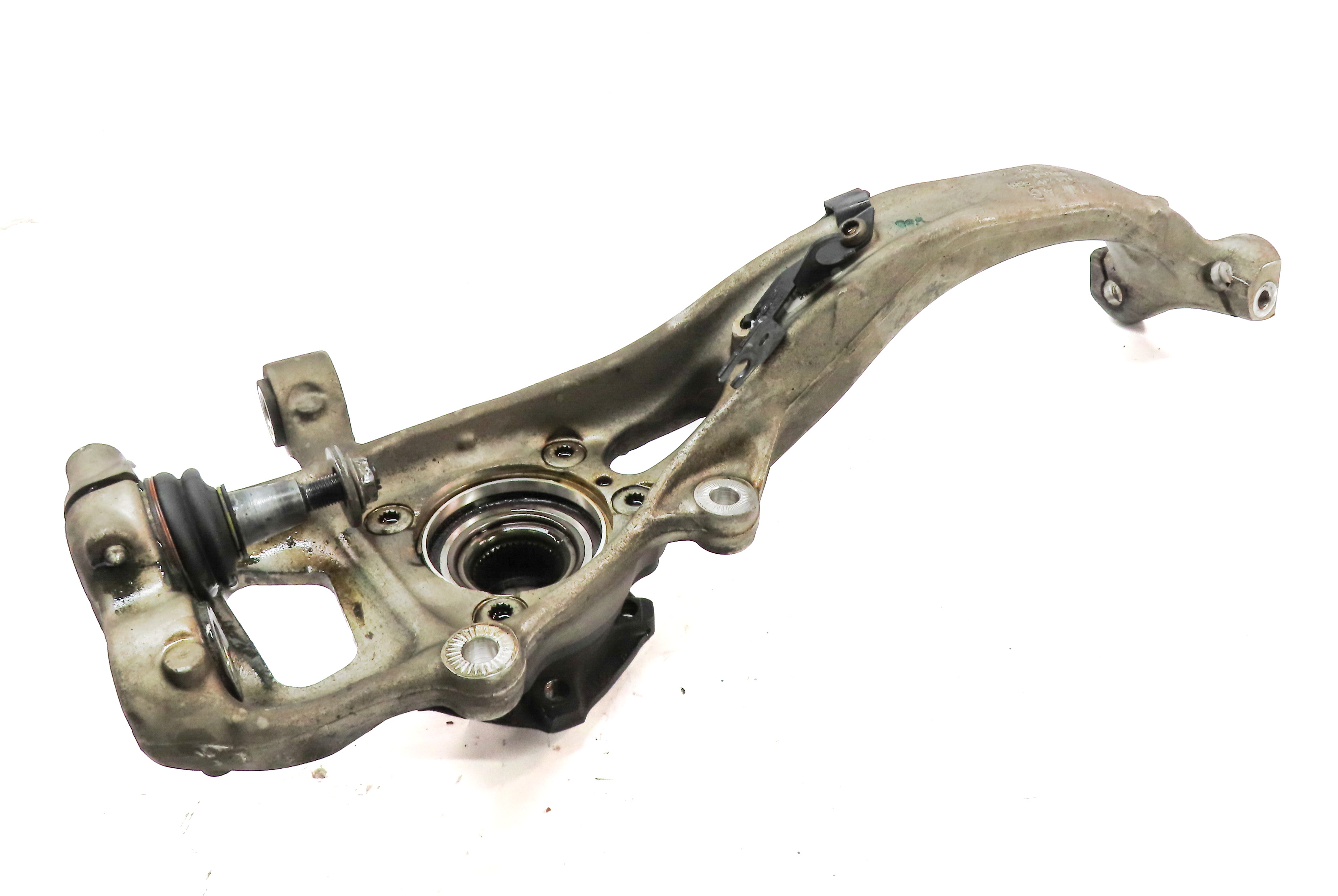 2017-2020 AUDI Q7 (4M) FRONT RIGHT PASSENGER SPINDLE KNUCKLE WHEEL BEARING HUB — exact item pictured