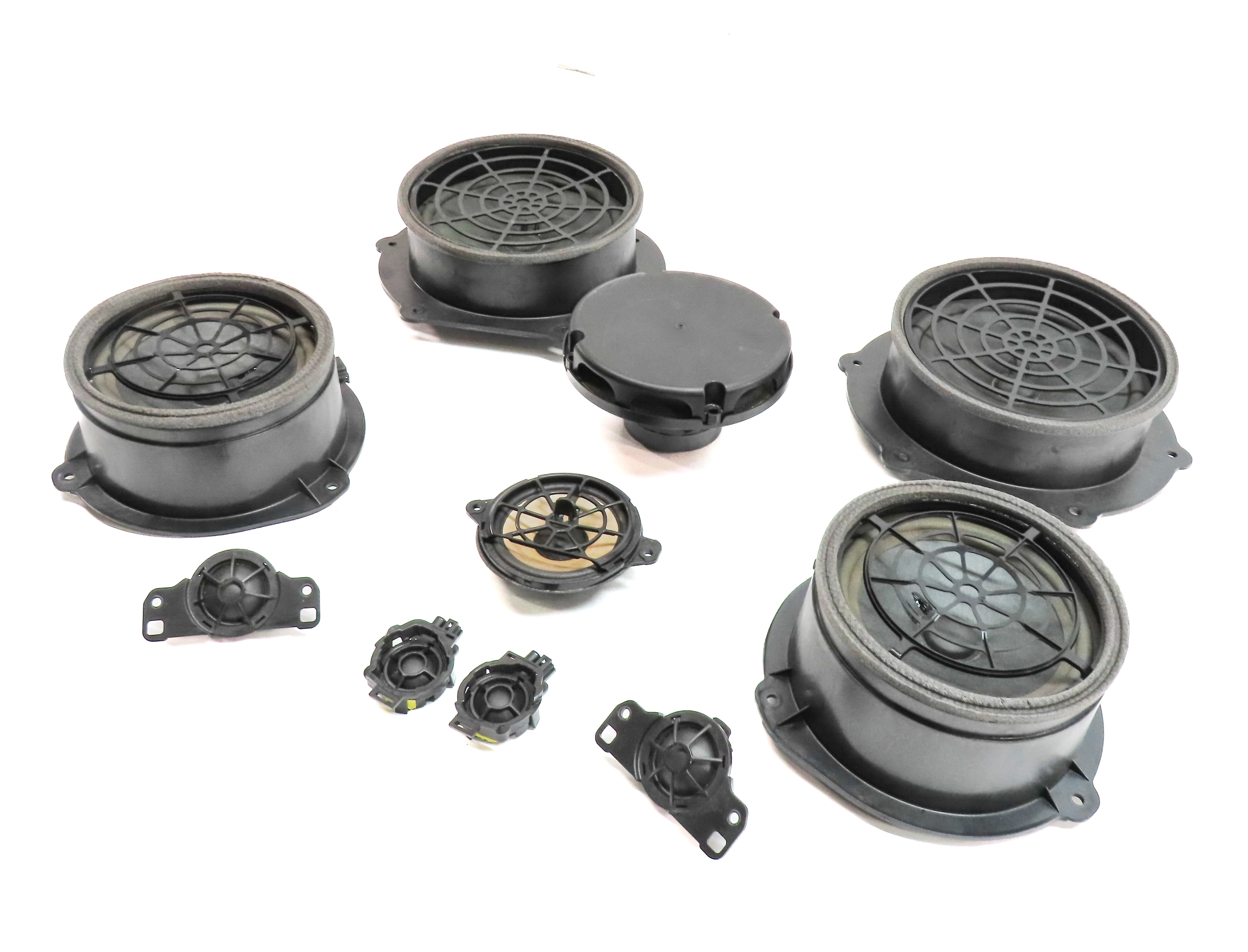 2017 AUDI Q7 (4M) RADIO STEREO AUDIO SOUND SYSTEM SPEAKER TWEETER SET/10 — exact item pictured