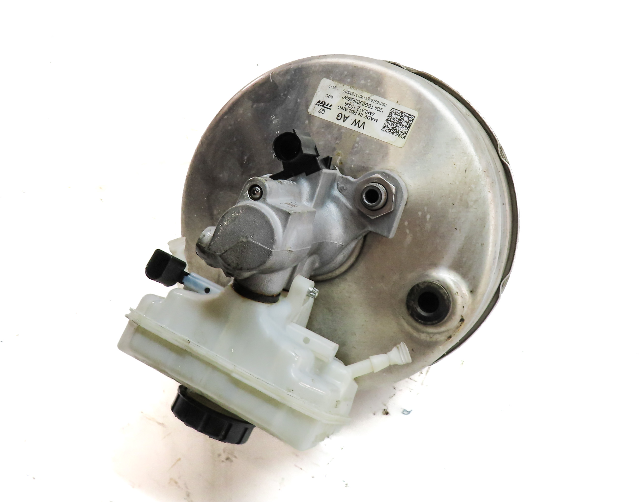 2017-2020 AUDI Q7 (4M) POWER BRAKE BOOSTER w/ MASTER CYLINDER & RESERVOIR — exact item pictured