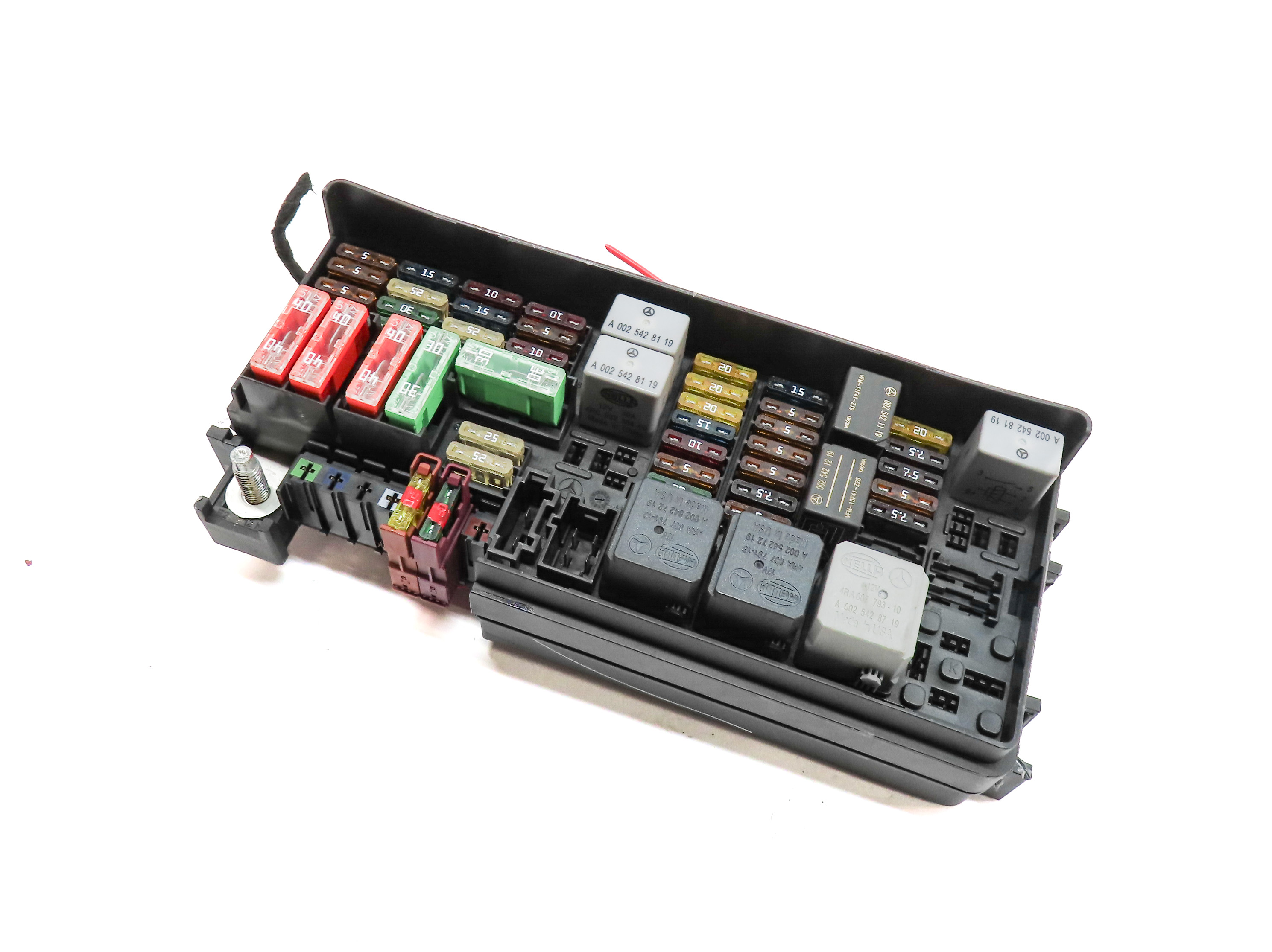2009 MERCEDES GL320 (X164) 3.0L DIESEL (OM642) REAR FUSE RELAY BOX PANEL — exact item pictured