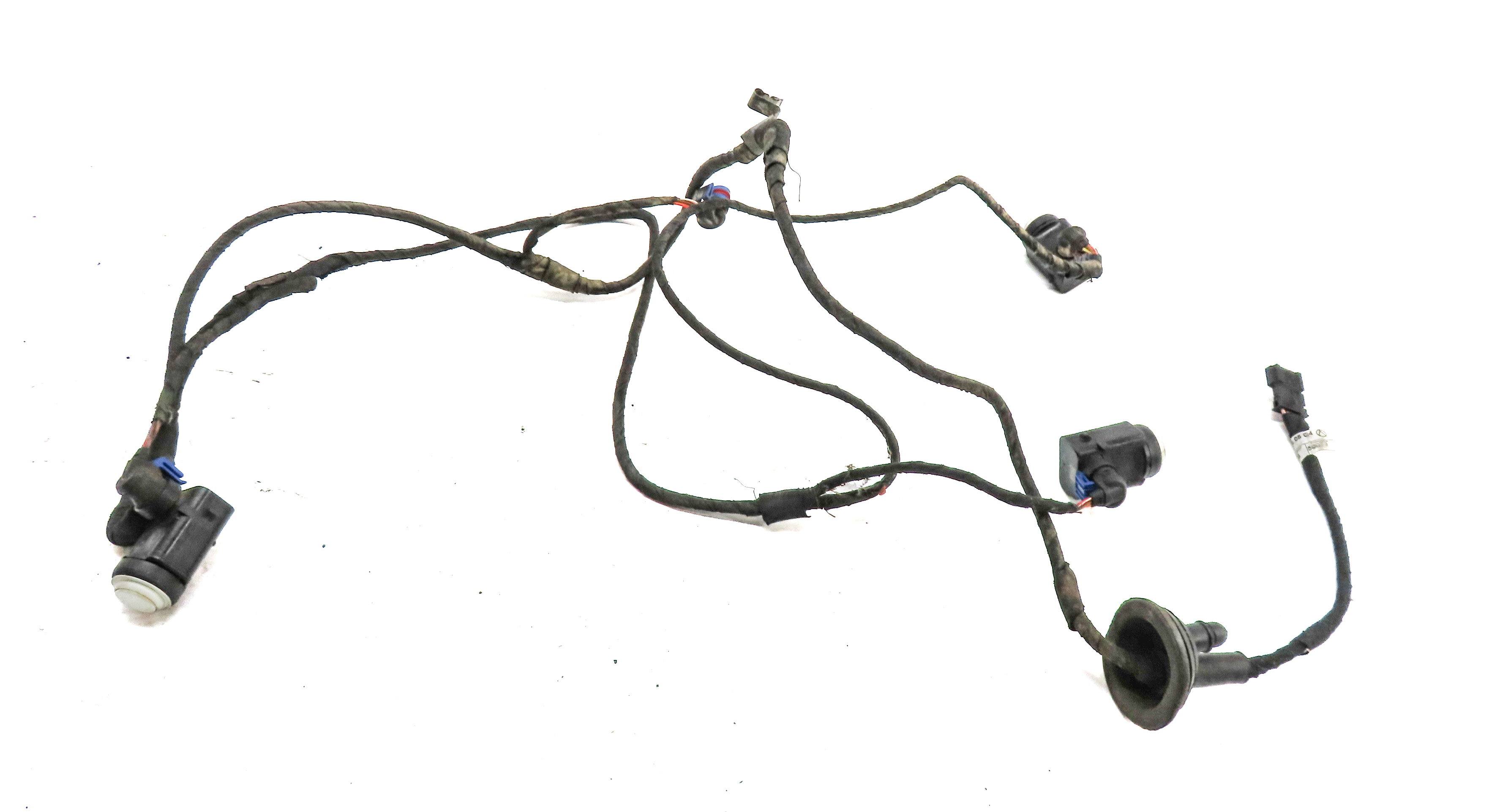 2009 MERCEDES GL320 (X164) REAR PARK ASSIST PDC DISTANCE CONTROL WIRE SENSOR SET — exact item pictured