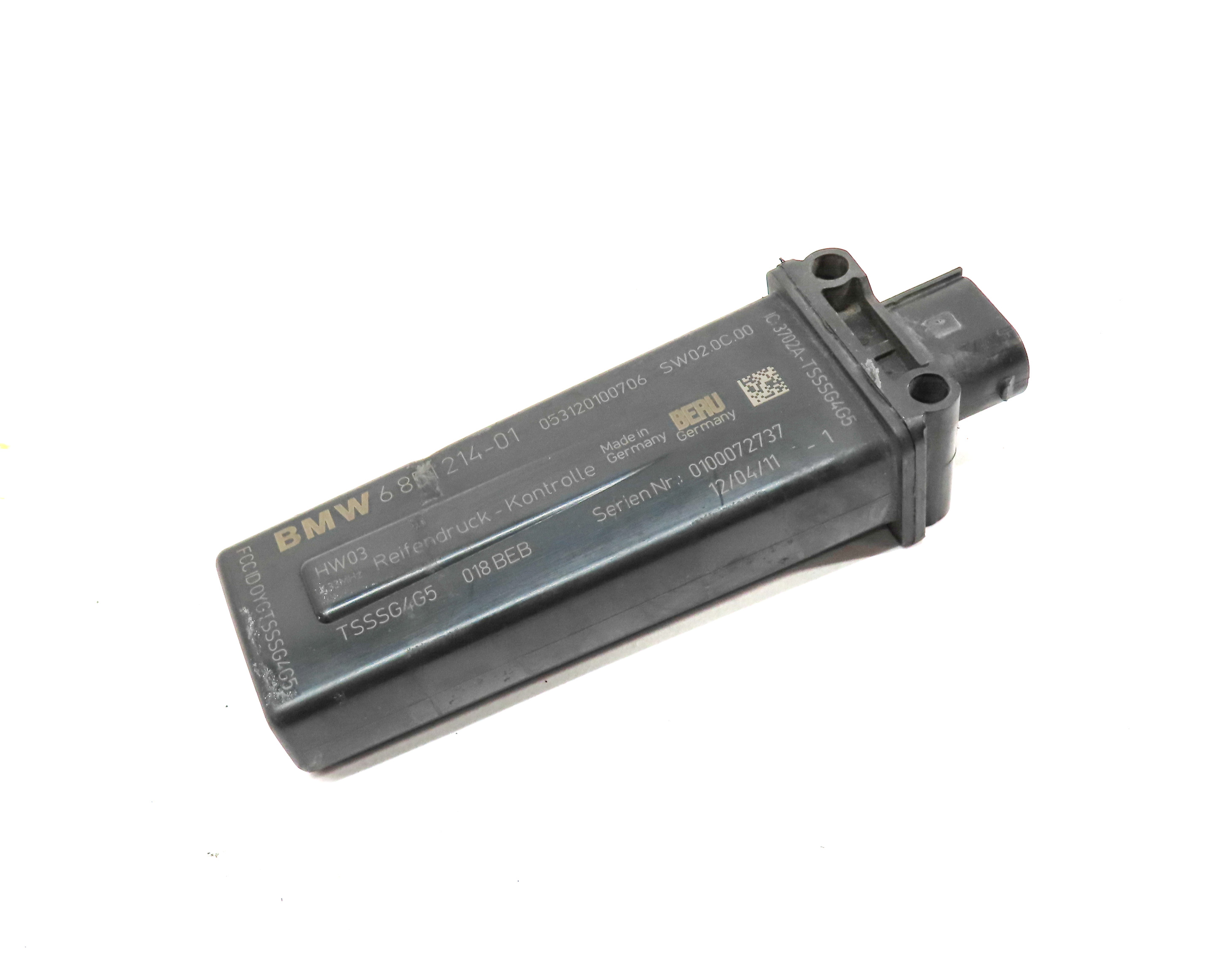 11-18 BMW 5 7 M5 M6 X3 X4 (F01 F06 F10 F12 F25 F26) TPMS SENSOR ANTENNA MODULE — exact item pictured