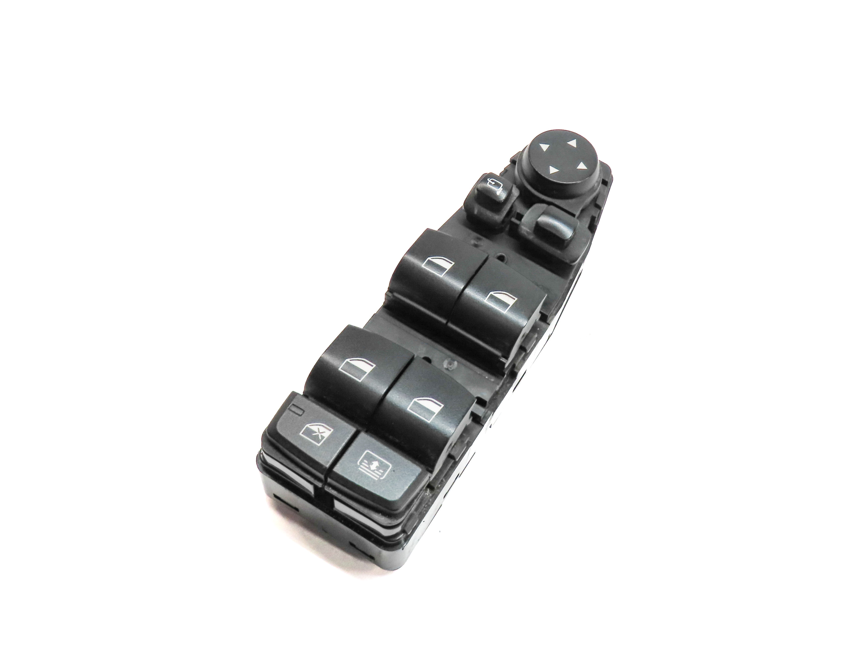 10-19 BMW 5 6 M5 M6 (F06 F10 F12 F13) LEFT DRIVER PFOLD WINDOW SWITCH w/ SHADE — exact item pictured