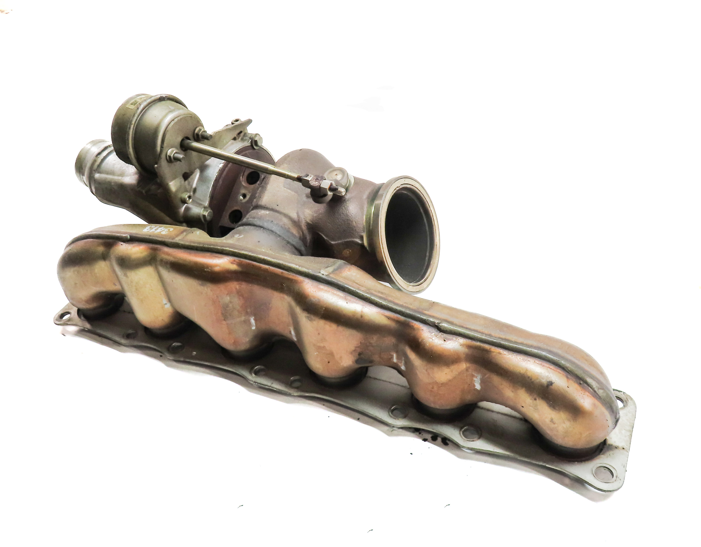 11-15 BMW 535i 535iGT 640i 740i (F01 F06 F07 F10) 3.0L N55 TURBO TURBOCHARGER — exact item pictured