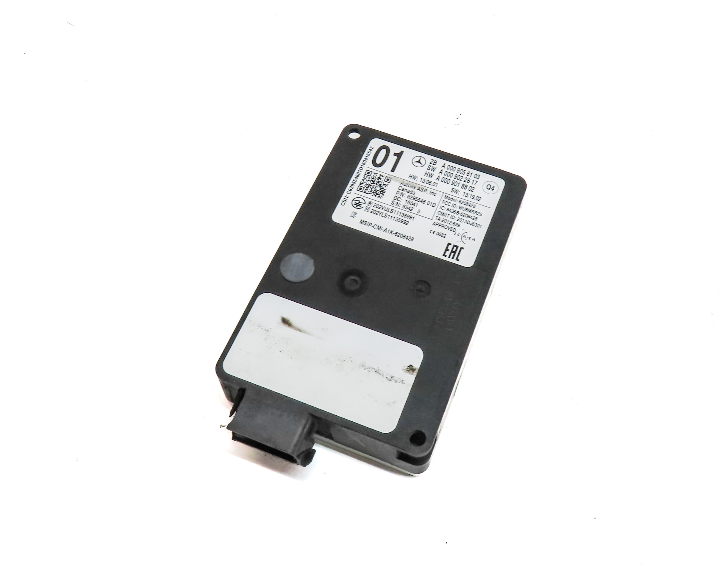 2015-2016 MERCEDES C300 C350 C400 C450 C63 (W205) REAR BLIND SPOT RADAR MODULE — exact item pictured