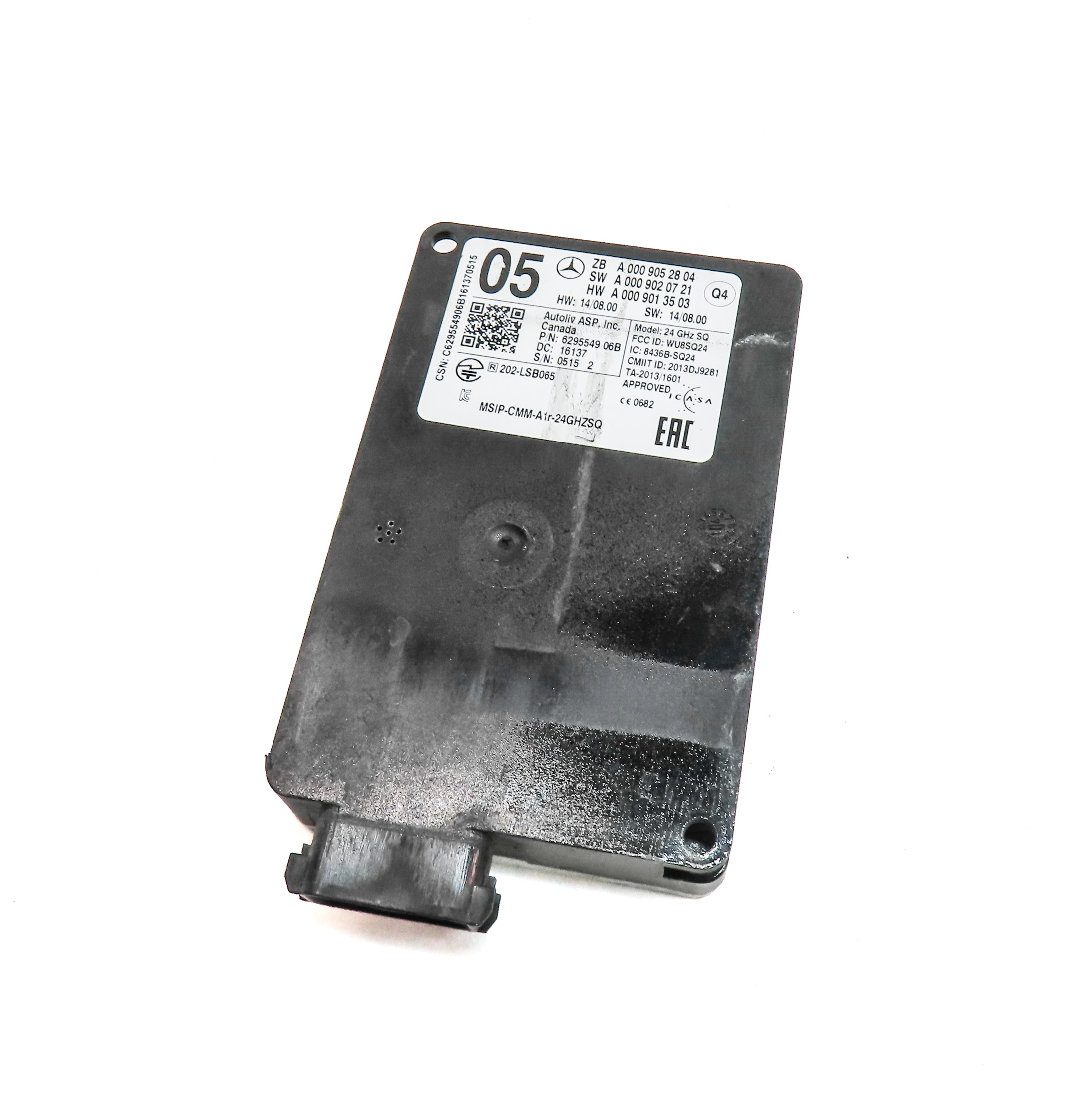 15-19 MERCEDES C CLA E S CLS CLASS W205 W222 W218 W117 FRONT BUMPER RADAR MODULE — exact item pictured