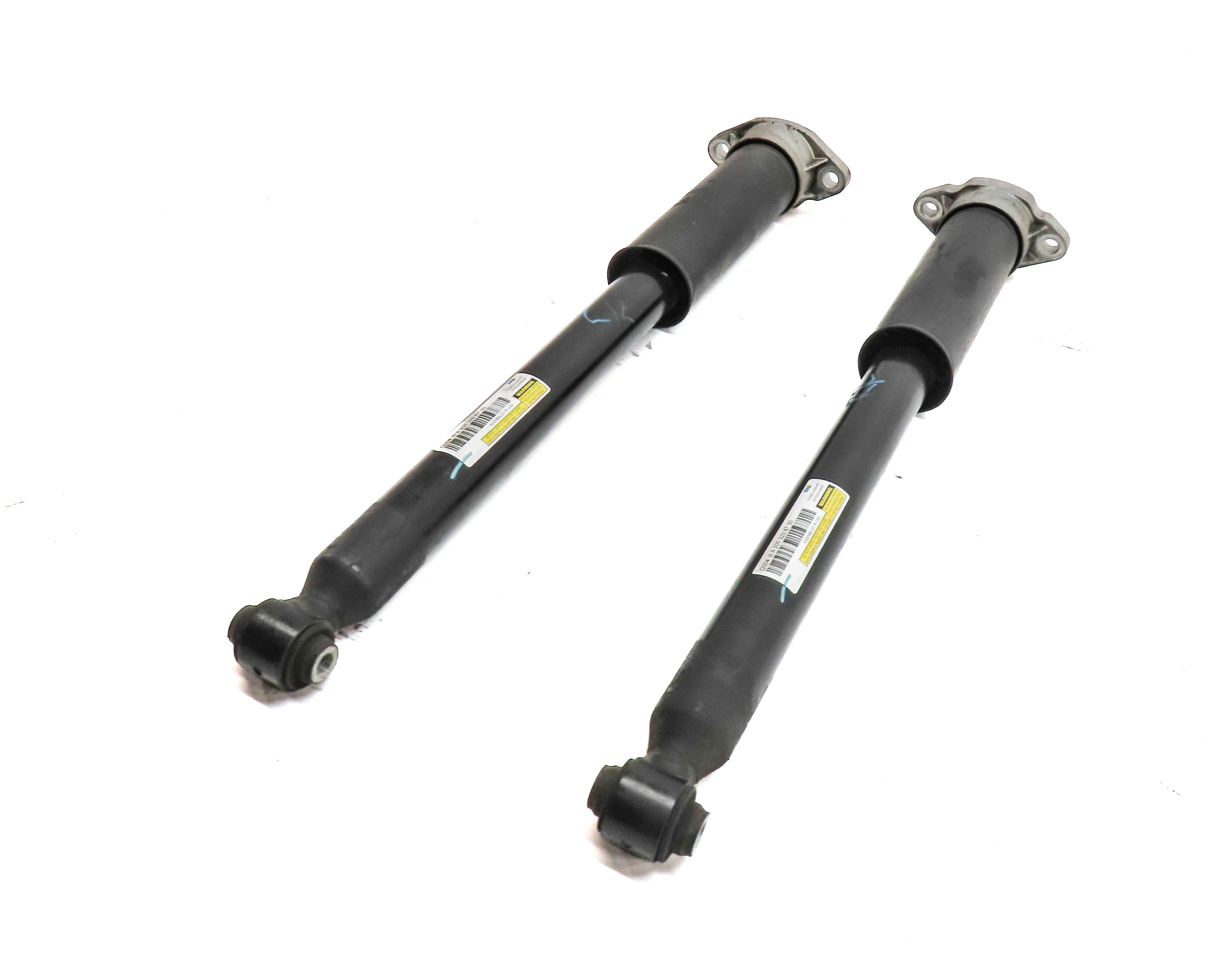 16 MERCEDES C300 (W205) REAR LEFT & RIGHT STANDARD SUSPENSION SHOCK STRUT SET/2 — exact item pictured