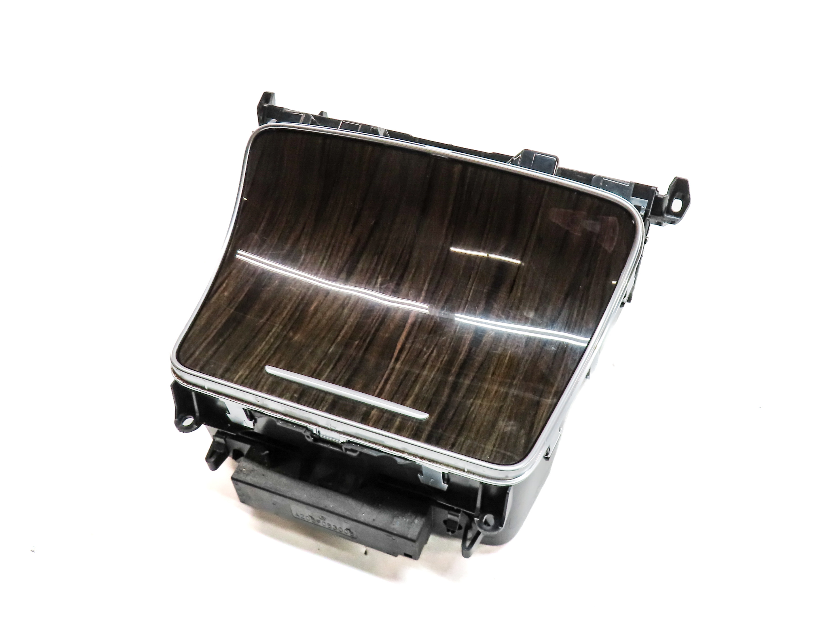 16 MERCEDES C300 (W205) FRONT CENTER CONSOLE CUPHOLDER w/12V SOCKET (Zen Brown) — exact item pictured
