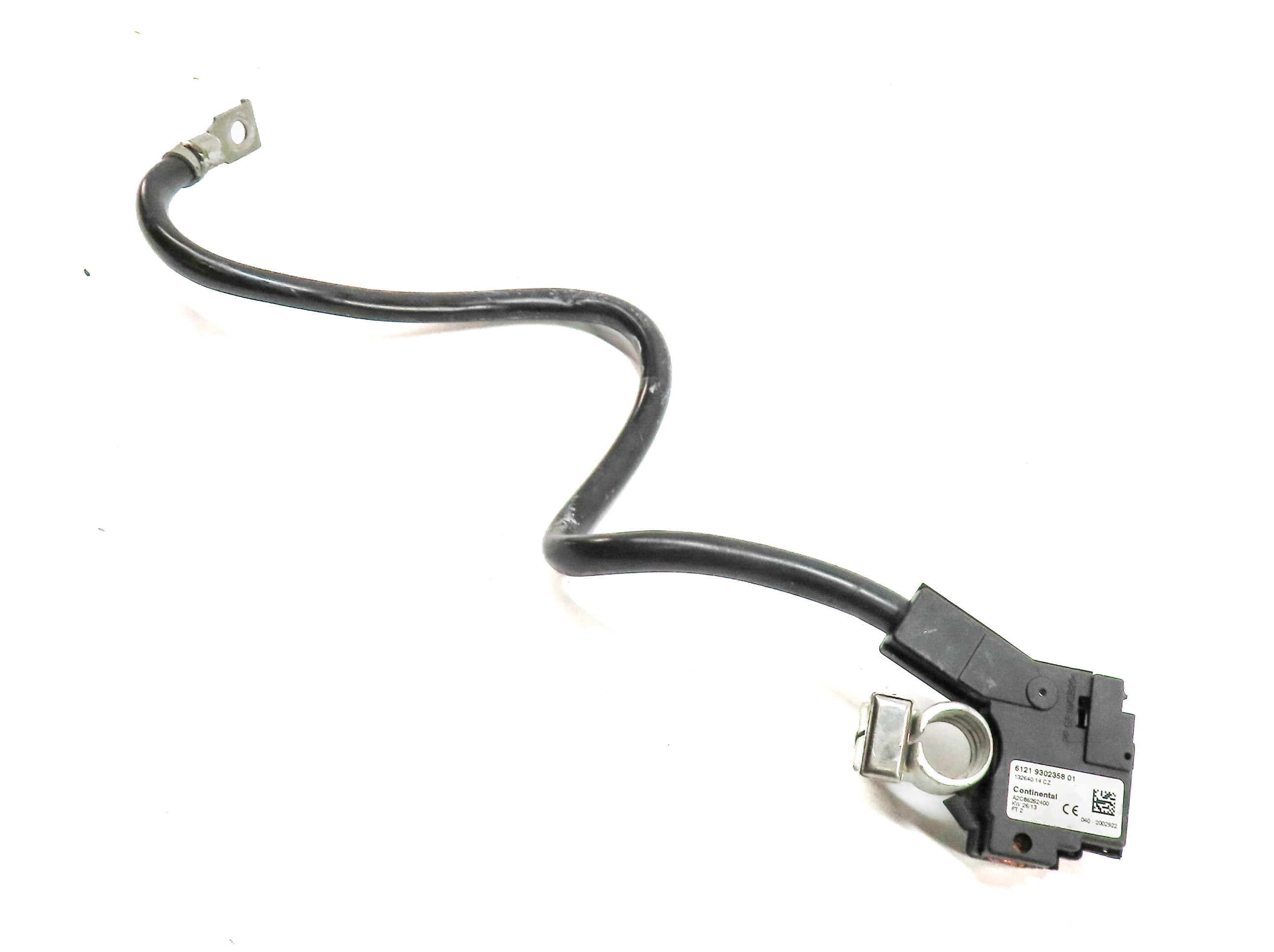 14 BMW 640I CONVERTIBLE (F12) 3.0L (N55) ENGINE NEGATIVE BATTERY TERMINAL CABLE — exact item pictured